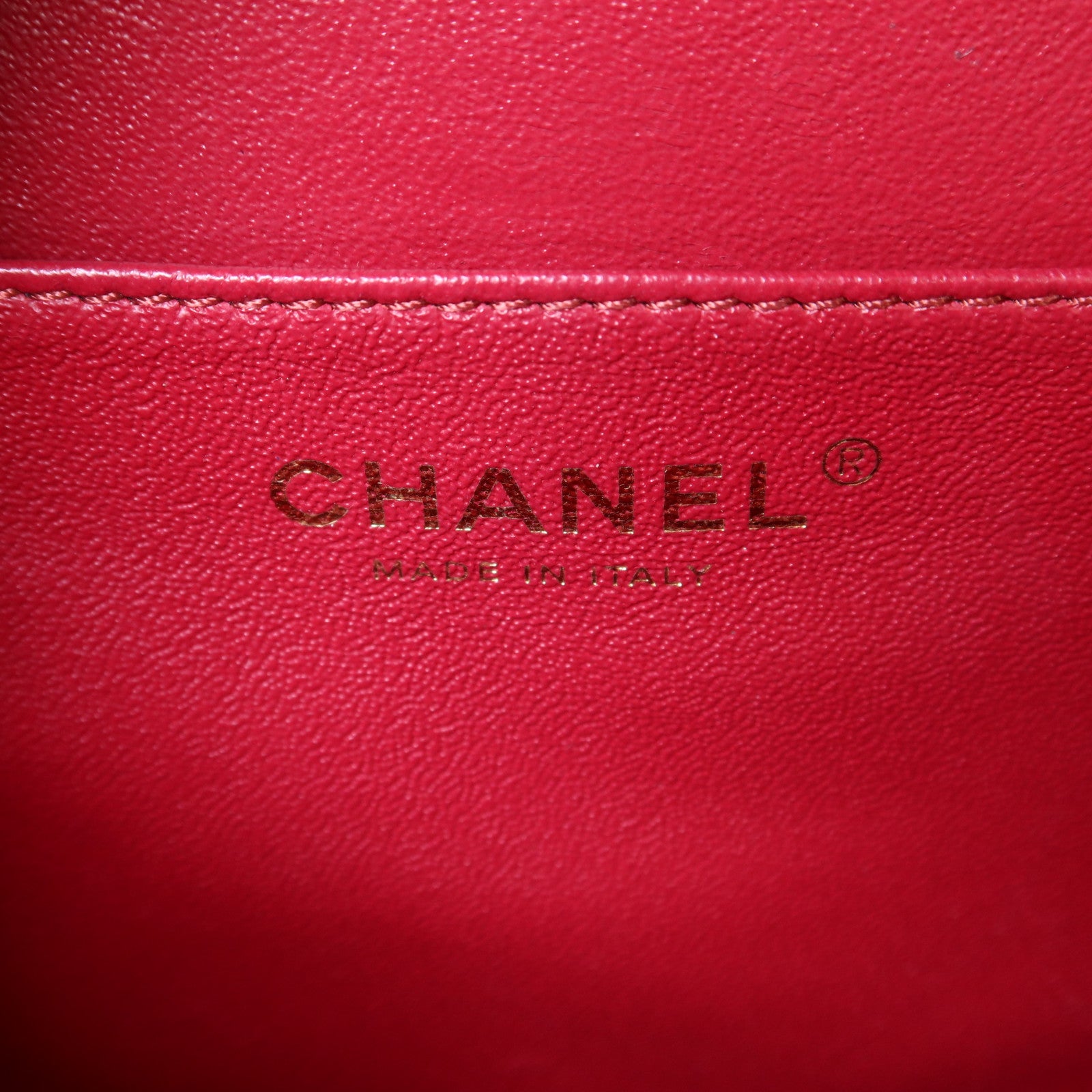 CHANEL 牛皮皮革Vanity Case金扣手挽肩背兩用袋