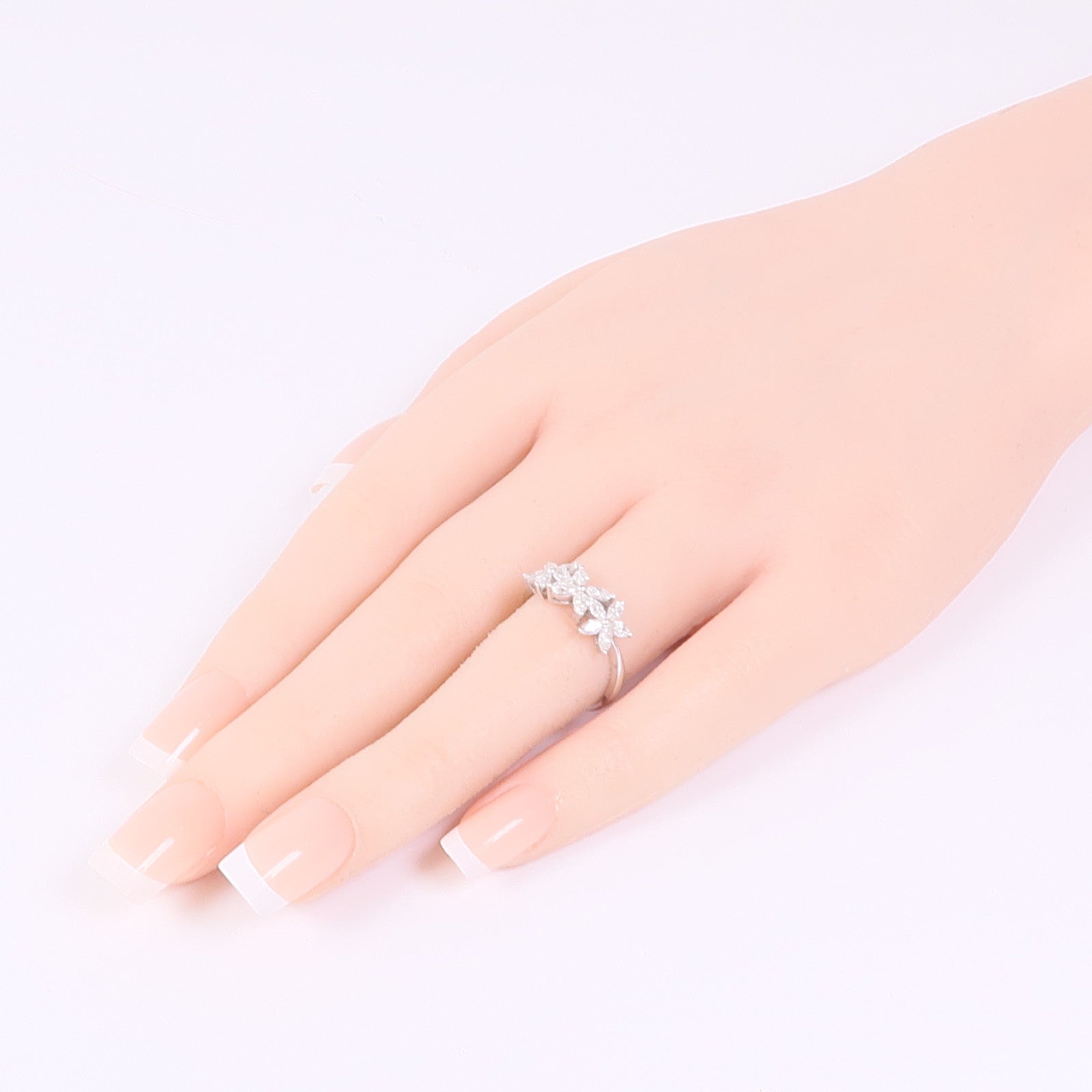 JEWELRY 【激減優惠】18K白金Diamond Ring鑽石戒指US#6.5