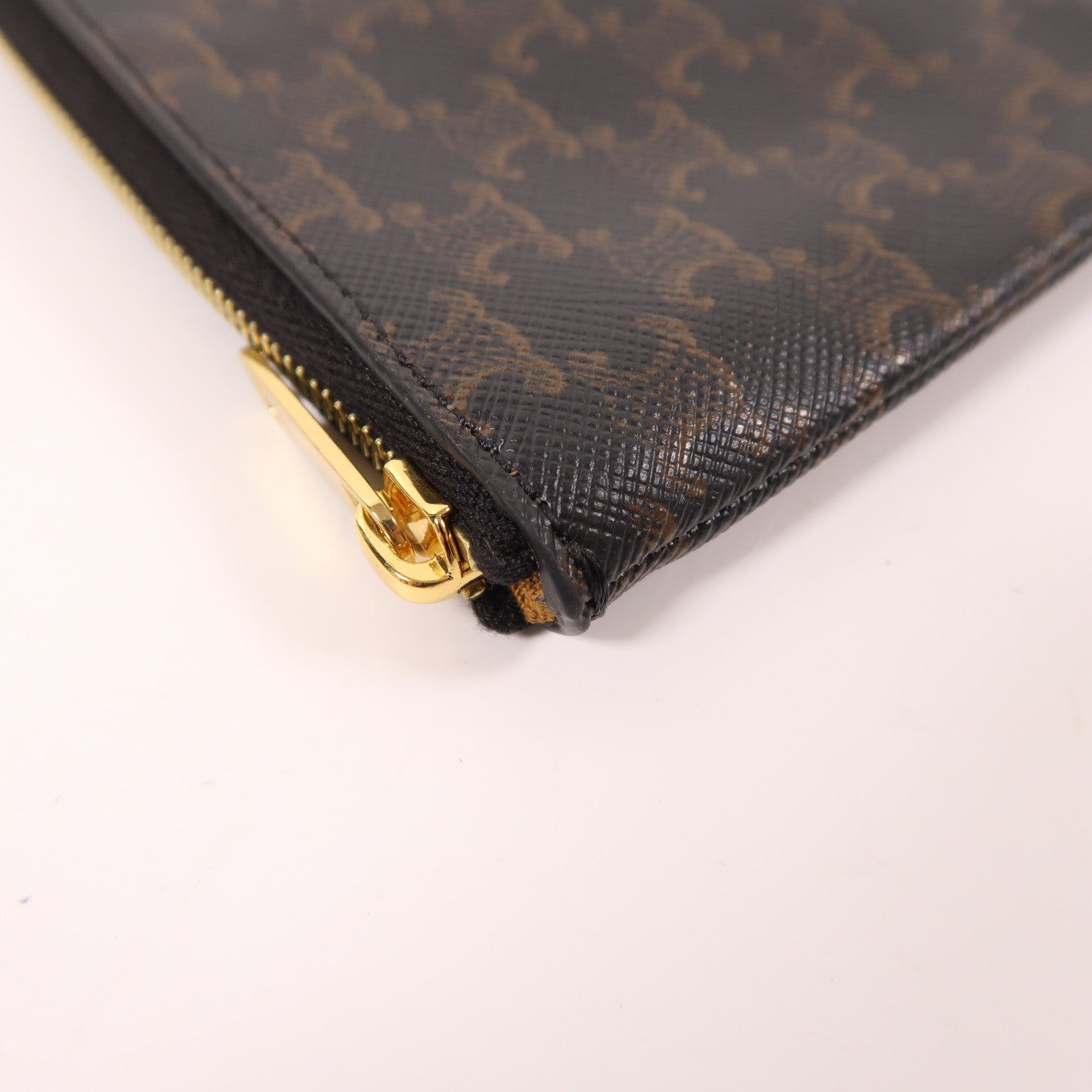 CELINE 塗層帆布Coin Case金扣零錢包
