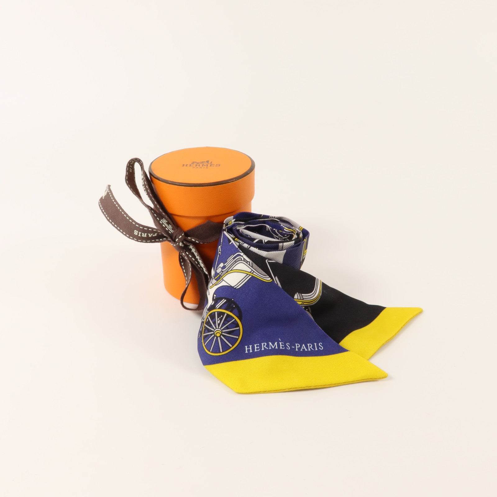 HERMES 絲質Twilly絲巾