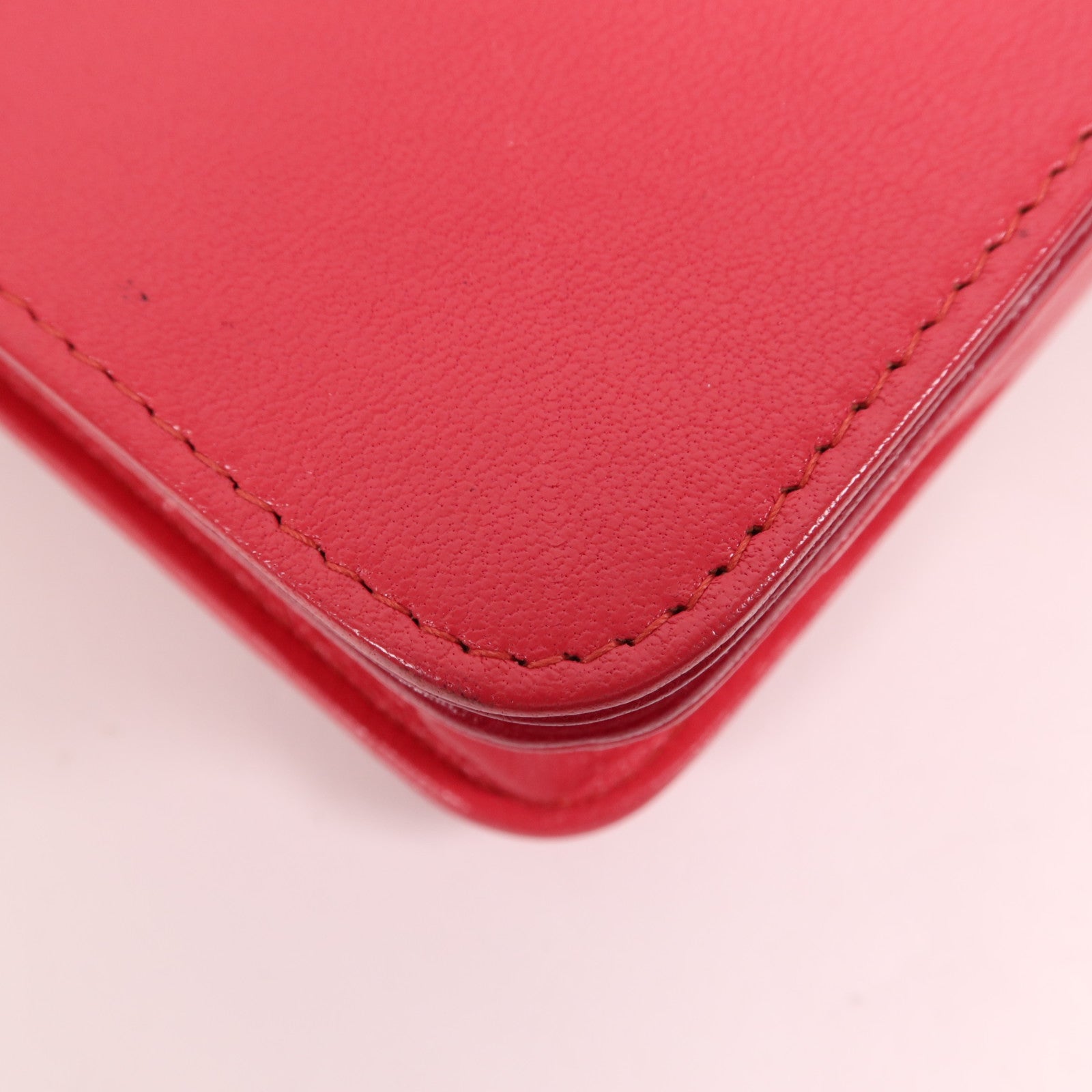 CHANEL 牛皮皮革WOC Wallet On Chain金扣鏈帶肩背袋