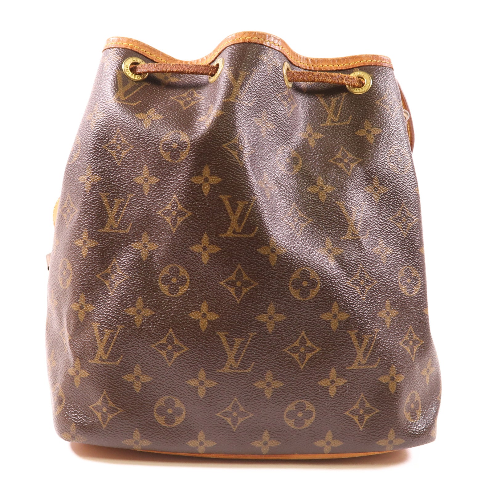 LOUIS VUITTON LV GHW Petit Noe Shoulder Bag M42226 Monogram Brown