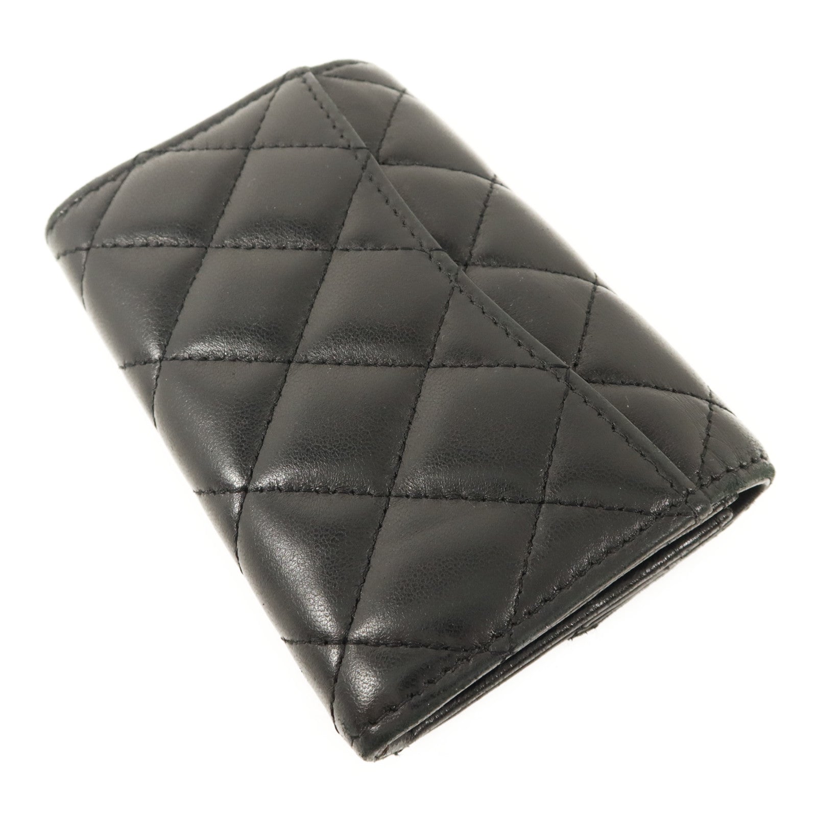 CHANEL 羊皮皮革Classic Card Holder金扣卡片套