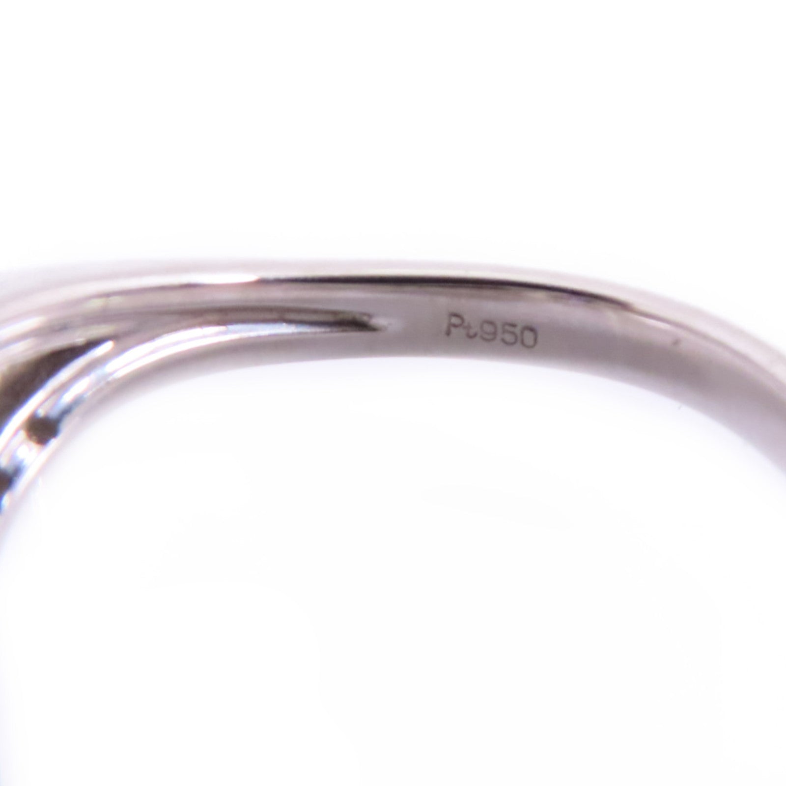 JEWELRY 【激減優惠】PT950鉑金/藍寶石/鑽石Sapphire Diamond Ring戒指US#6.5