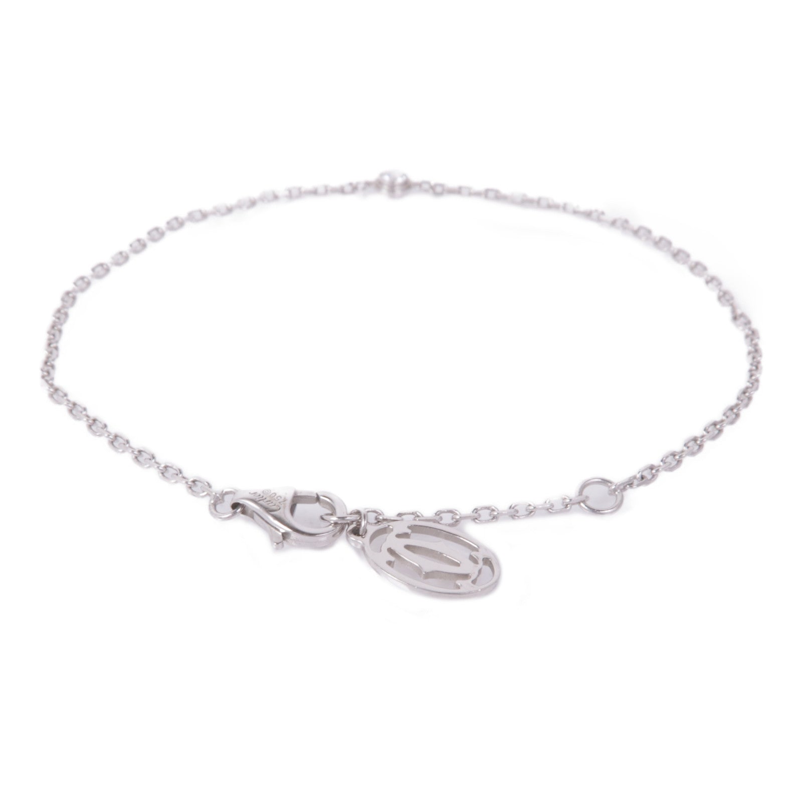 CARTIER 18K白金D Amour Diamond Bracelet鑽石手鏈