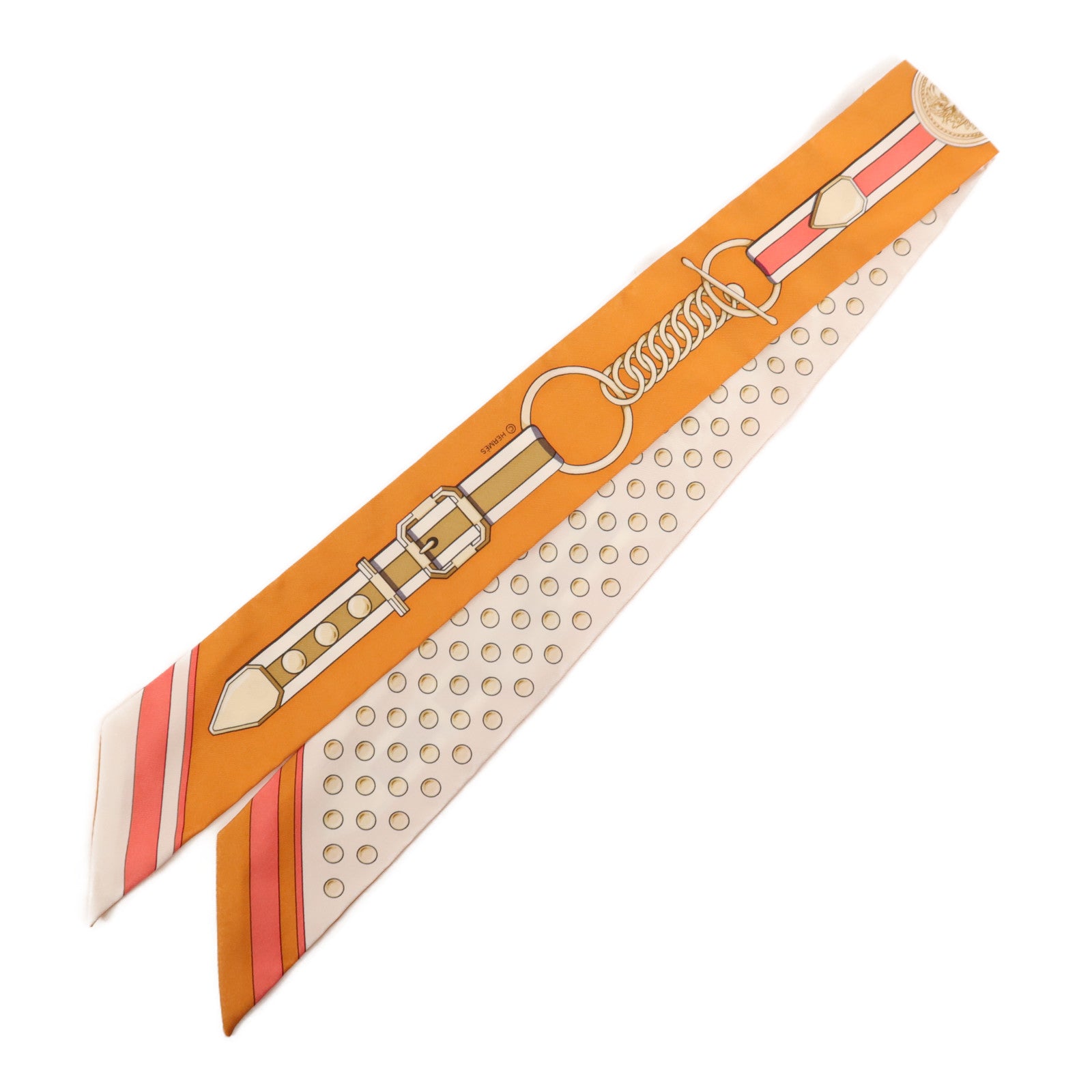 HERMES 絲質Twilly絲巾