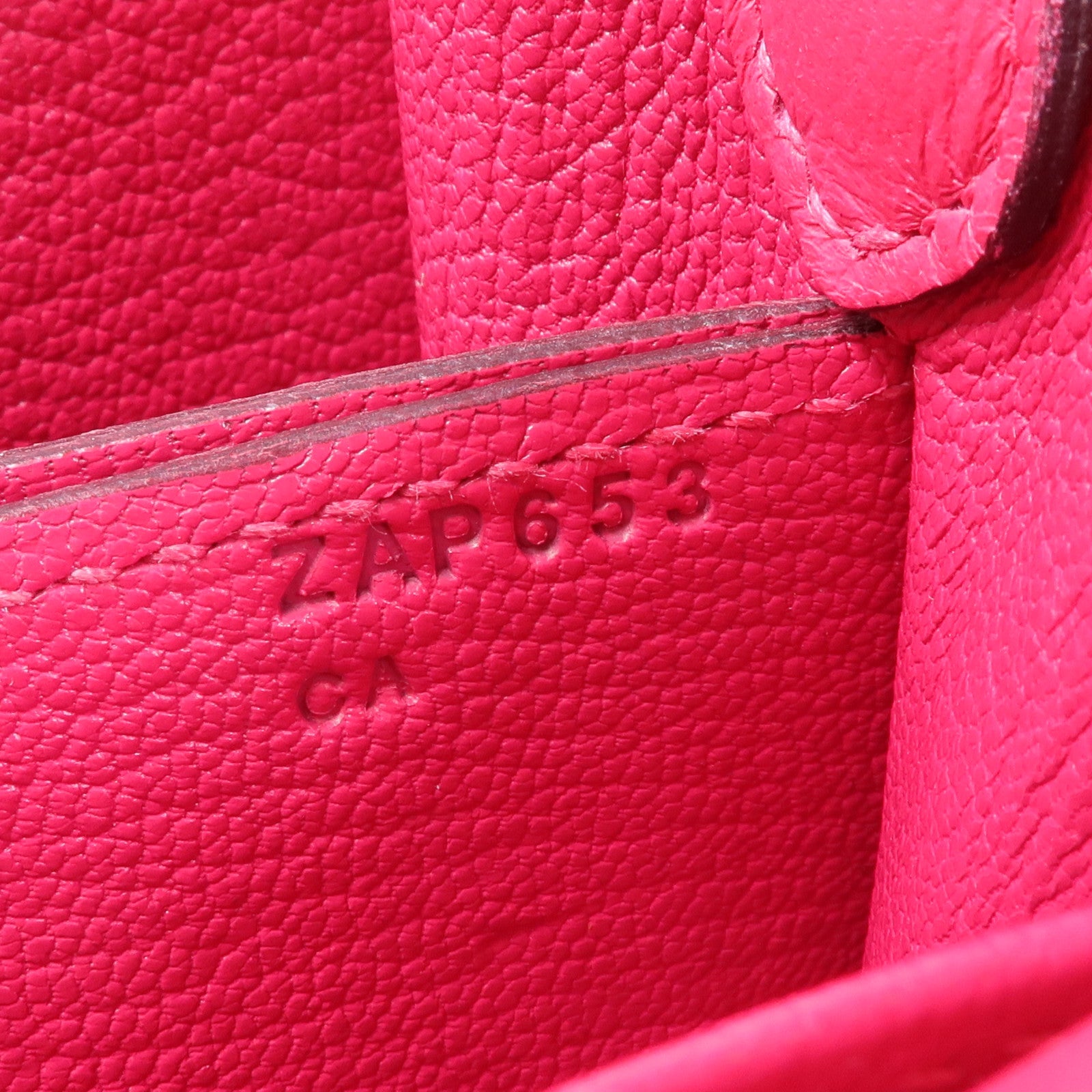 HERMES Evercolor/鱷魚皮革Mini Roulis Touch銀扣手挽肩背兩用袋Rose Mexico