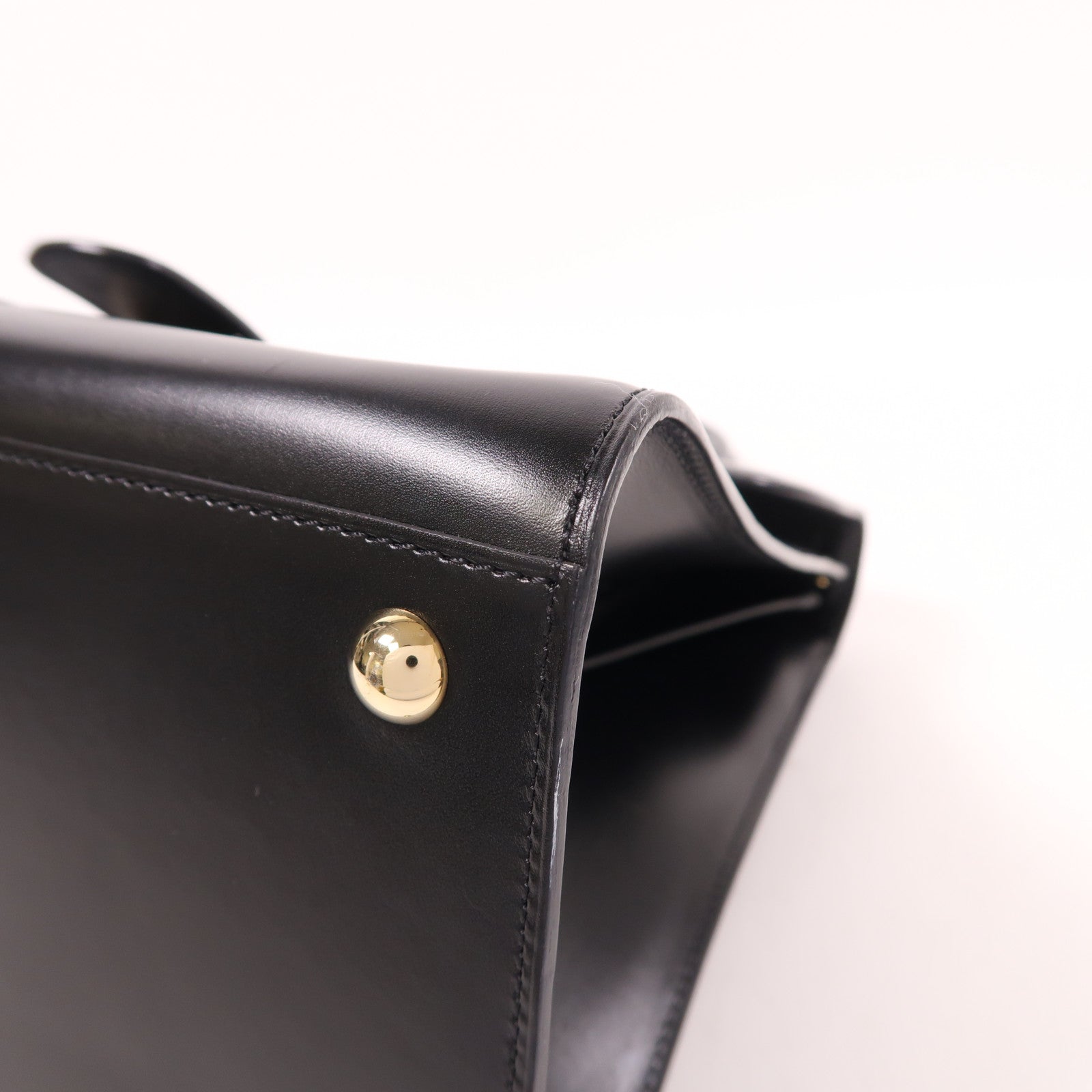 Delvaux 牛皮皮革Brillant MM金扣手挽肩背兩用袋