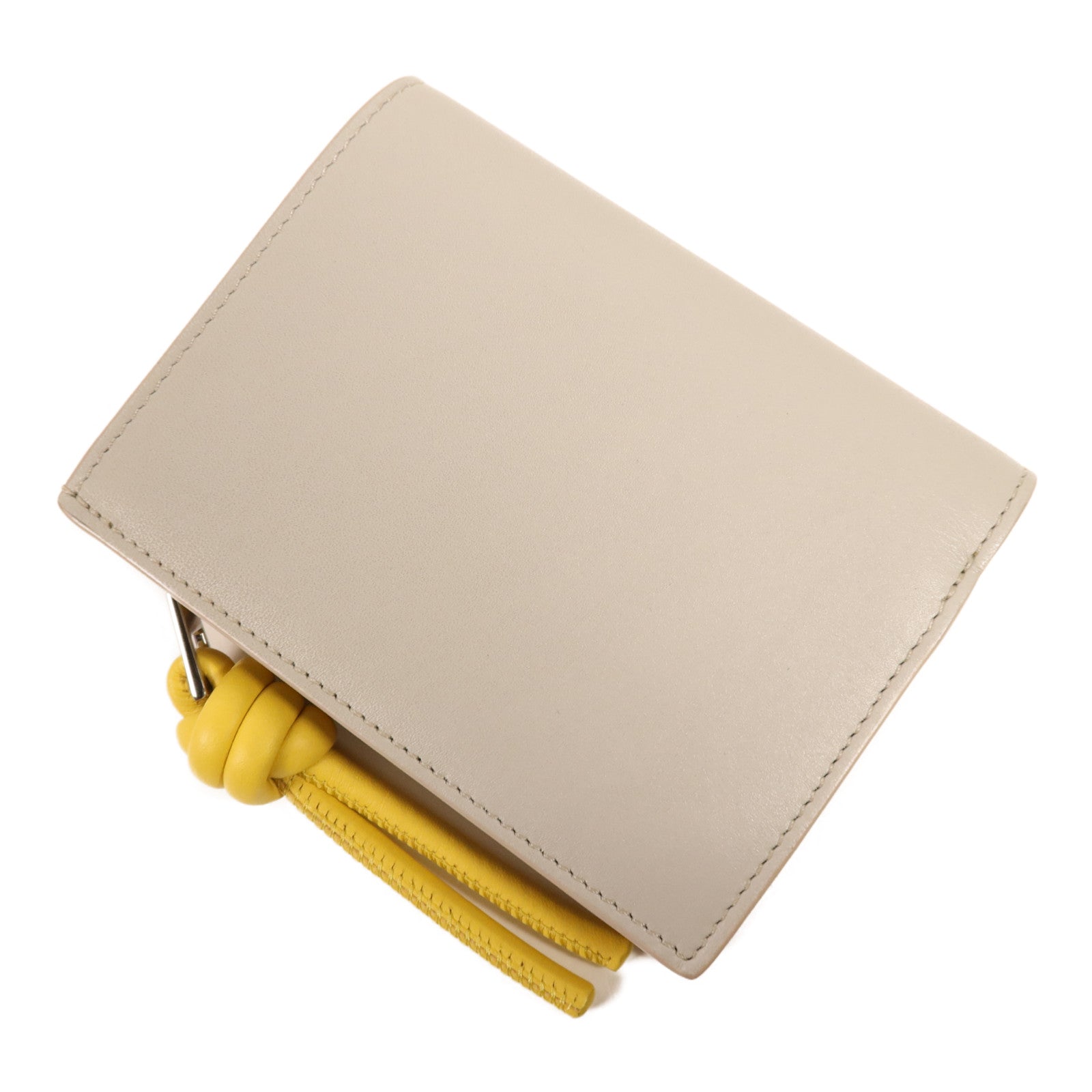 LOEWE 牛皮皮革Wallet銀扣錢包