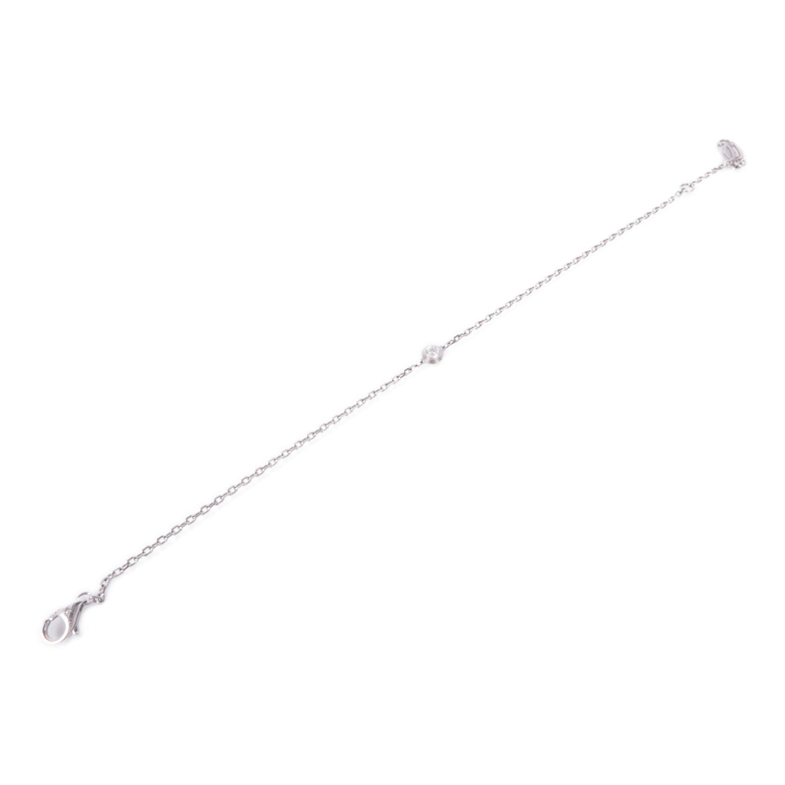 CARTIER 18K白金D Amour Diamond Bracelet鑽石手鏈