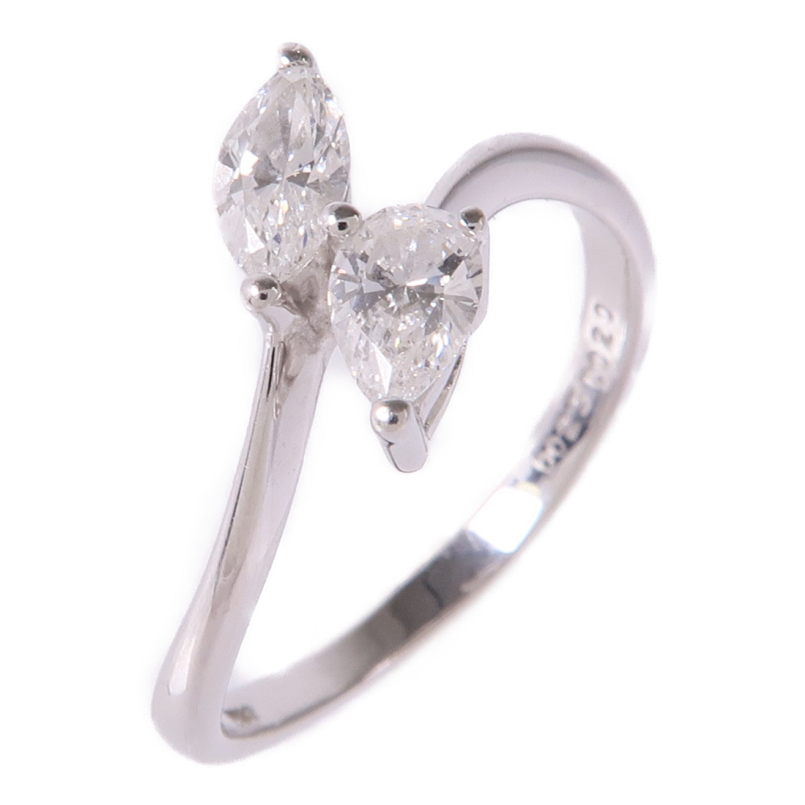 JEWELRY 【激減優惠】18K白金Diamond Ring鑽石戒指US#6.5