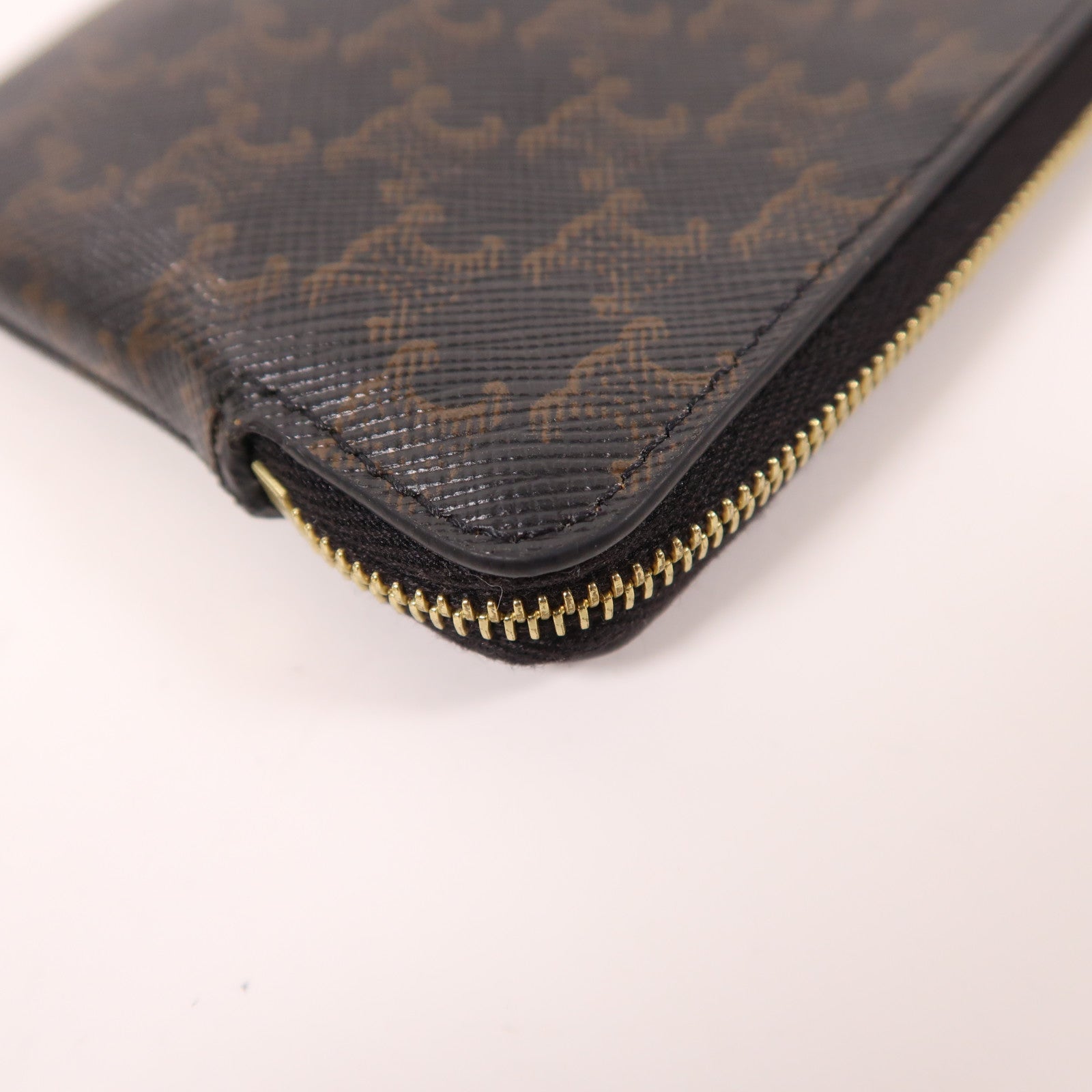 CELINE 塗層帆布Coin Case金扣零錢包