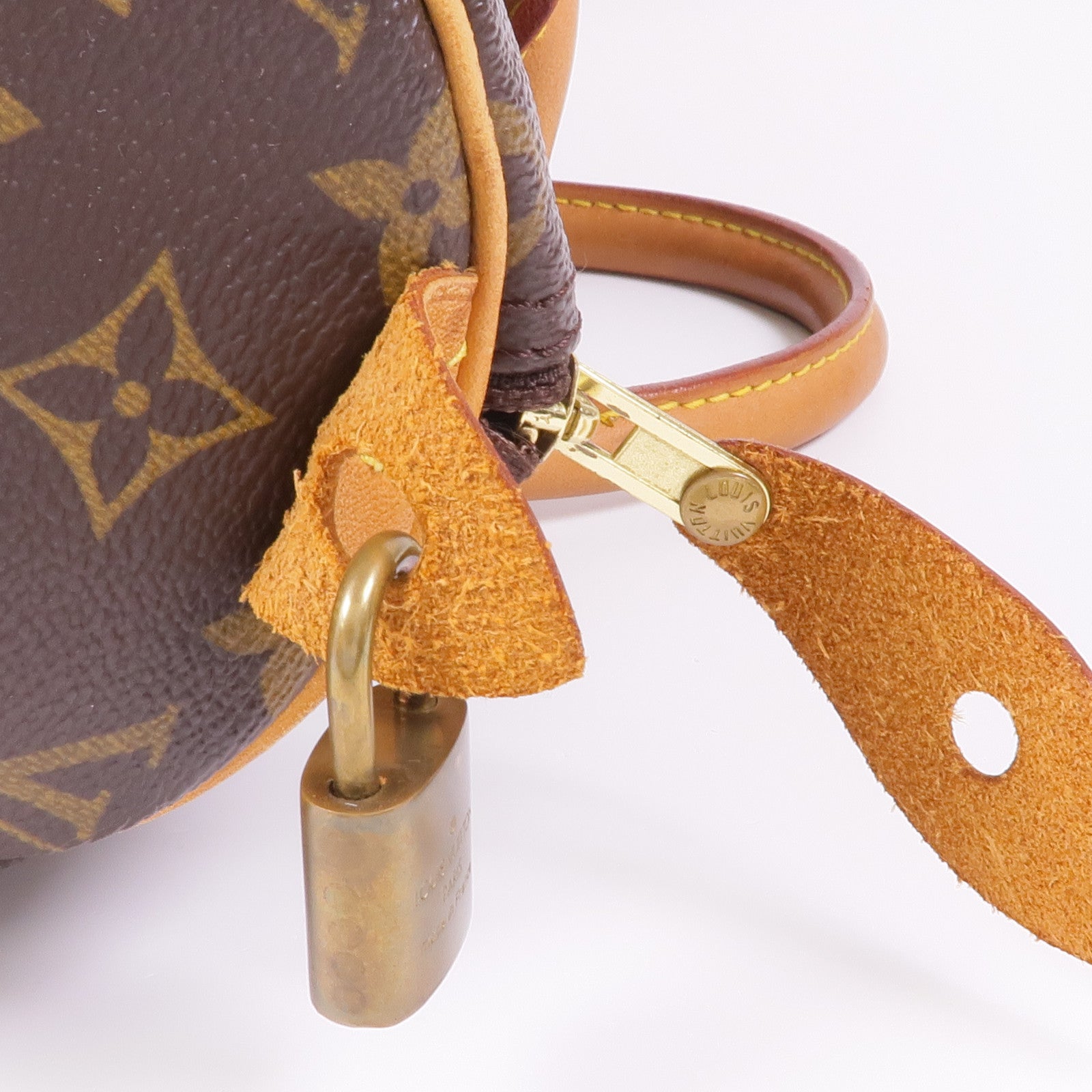LOUIS VUITTON Monogram Speedy 30金扣手挽袋