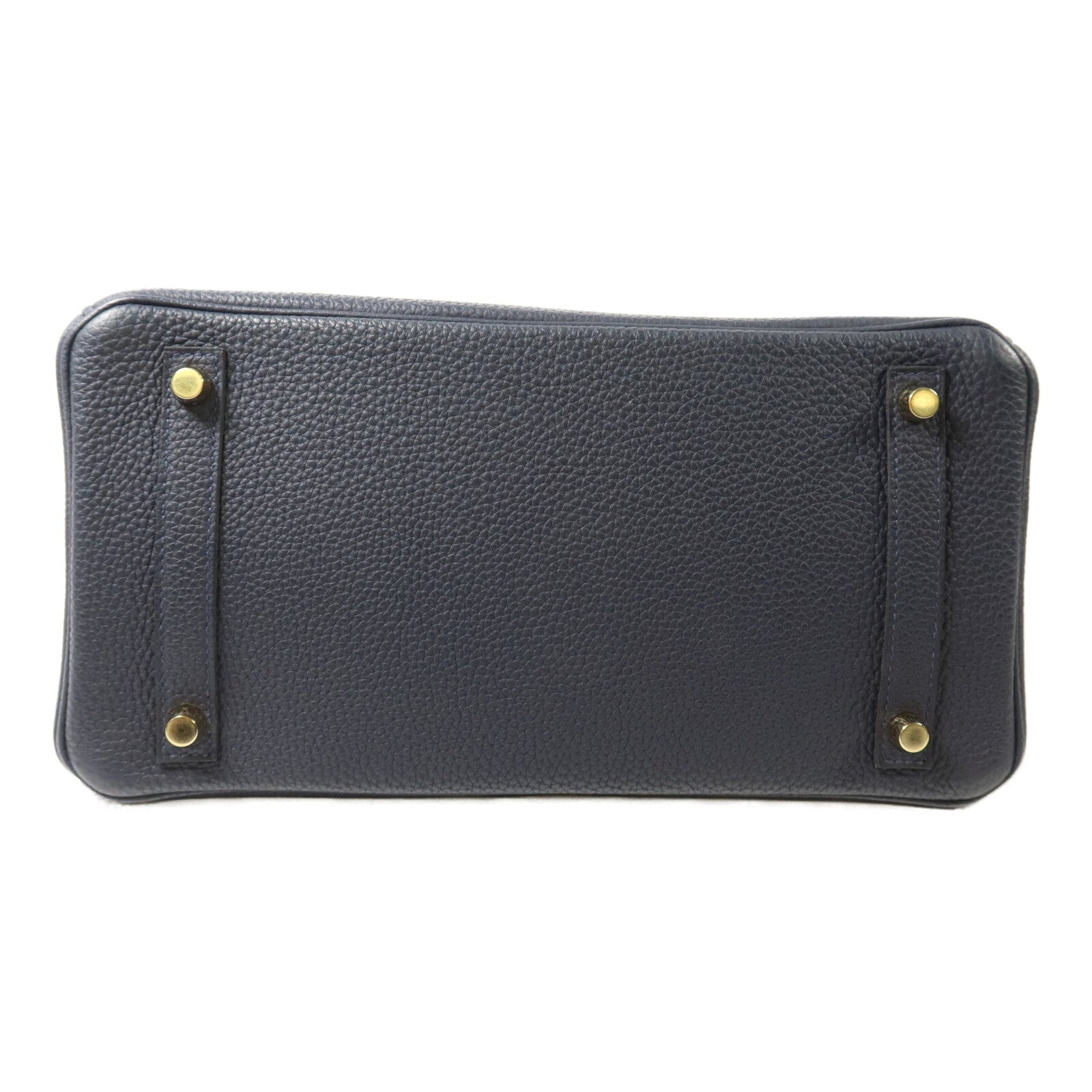HERMES Togo皮革Birkin 30手挽袋Bleu Nuit