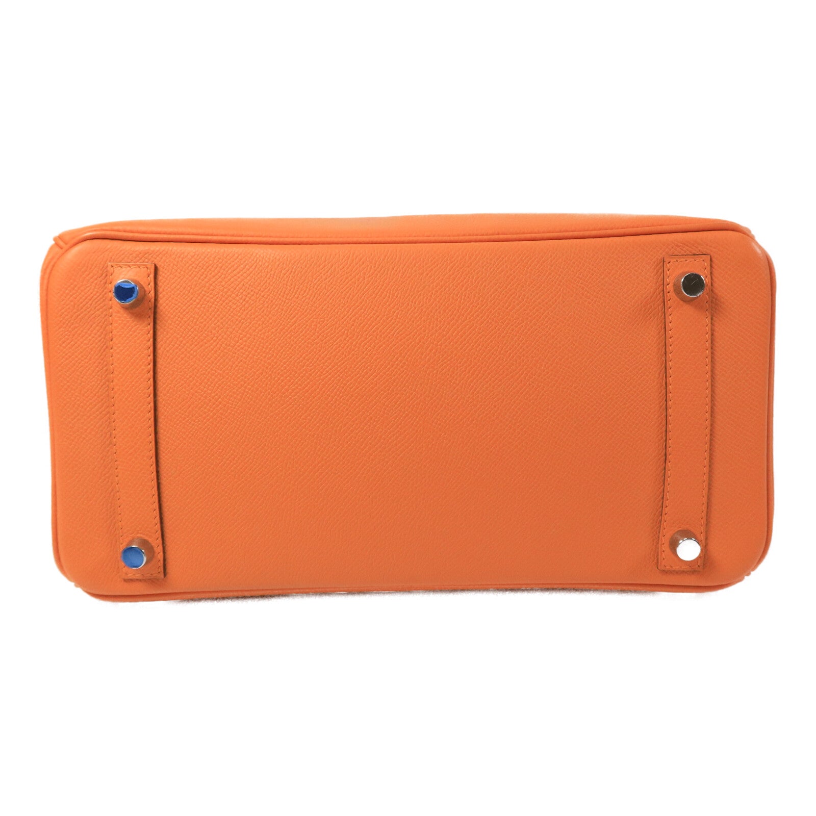 HERMES Epsom皮革Birkin 30手挽袋Orange