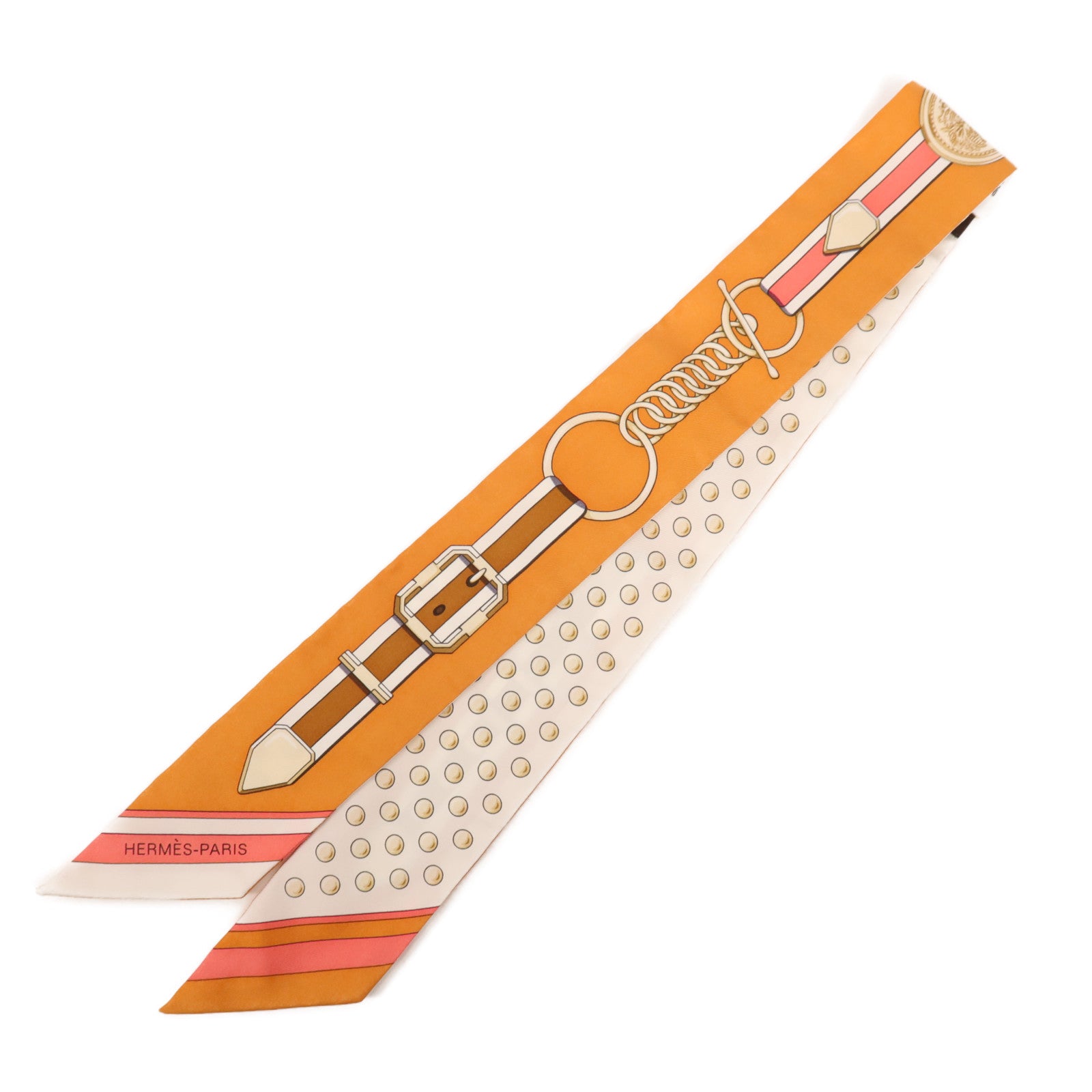 HERMES 絲質Twilly絲巾