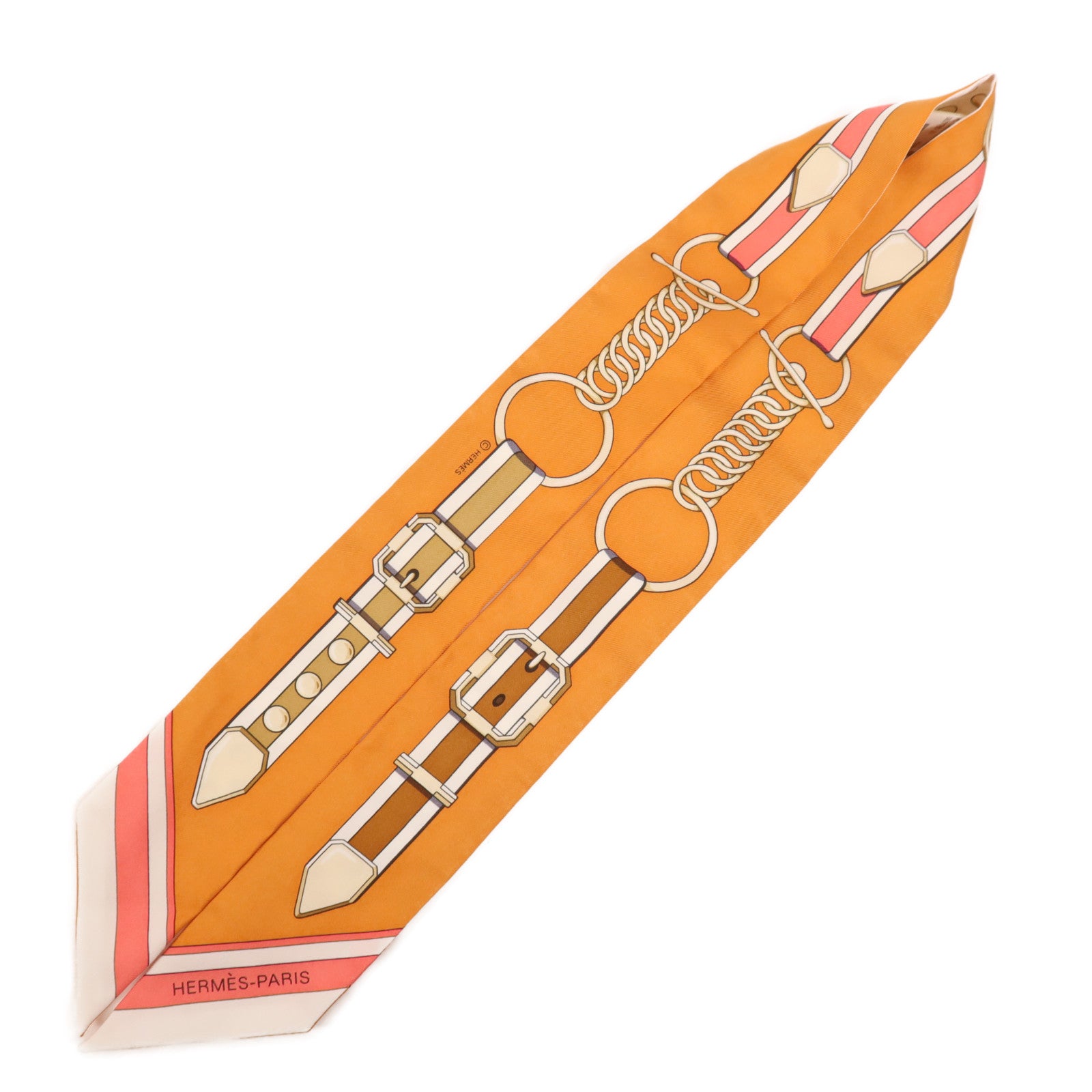 HERMES 絲質Twilly絲巾