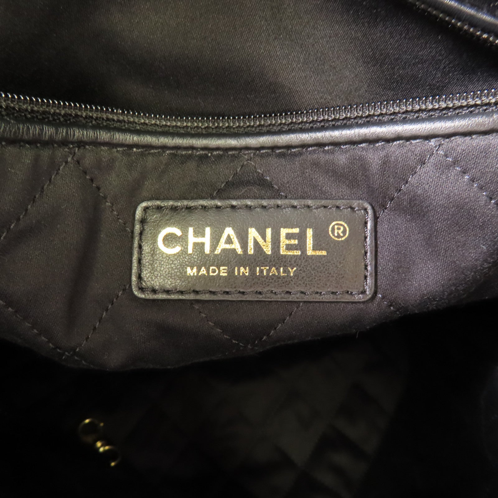 CHANEL GHW Chanel 22 Backpack Rucksack AS3859 Calfskin Leather Black