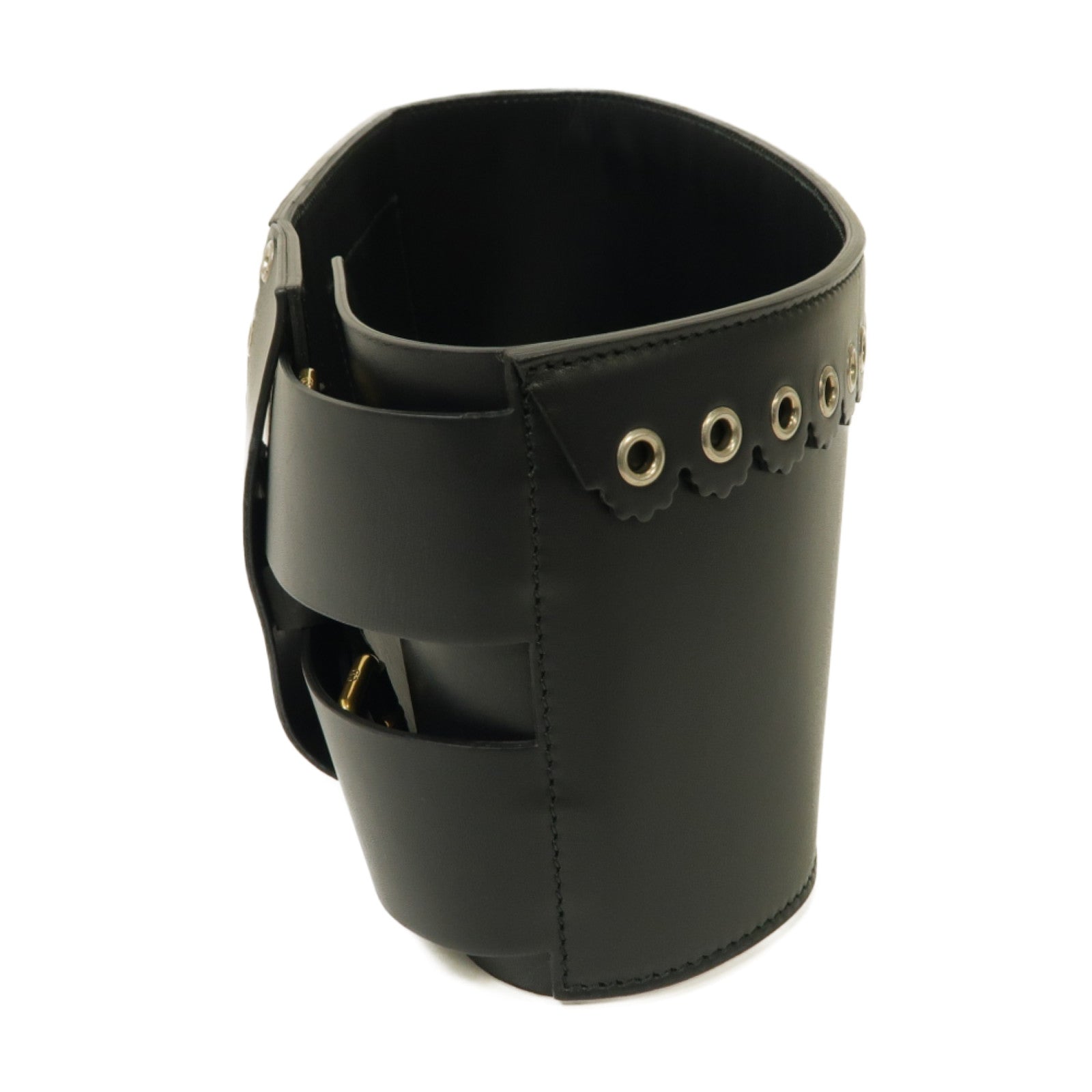 Dior 牛皮皮革Corset Belt 75cm金扣腰封黒色
