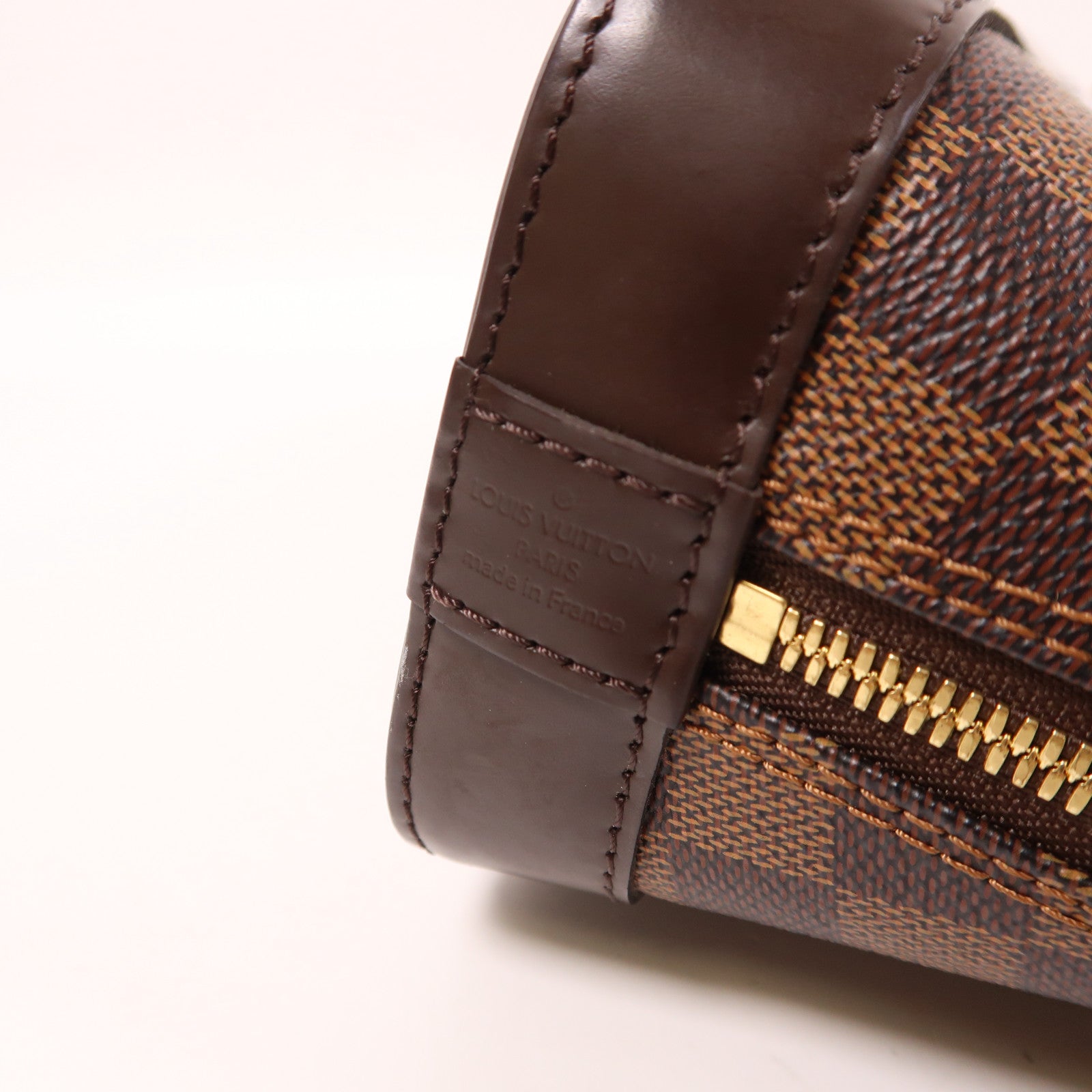 LOUIS VUITTON【激減優惠】 Damier Alma BB金扣手挽肩背兩用袋棕色