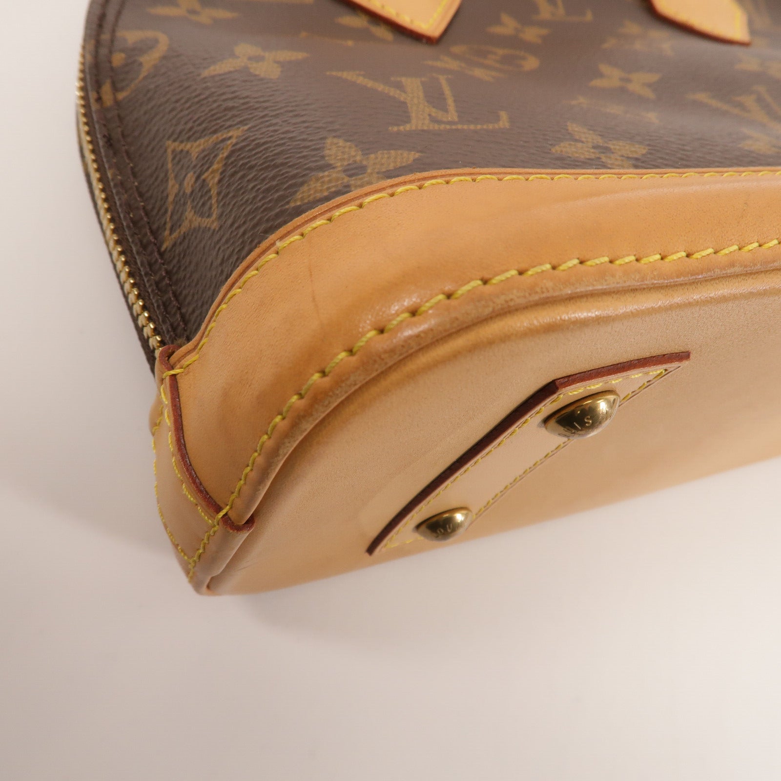 LOUIS VUITTON 塗層帆布Alma BB手挽肩背兩用袋