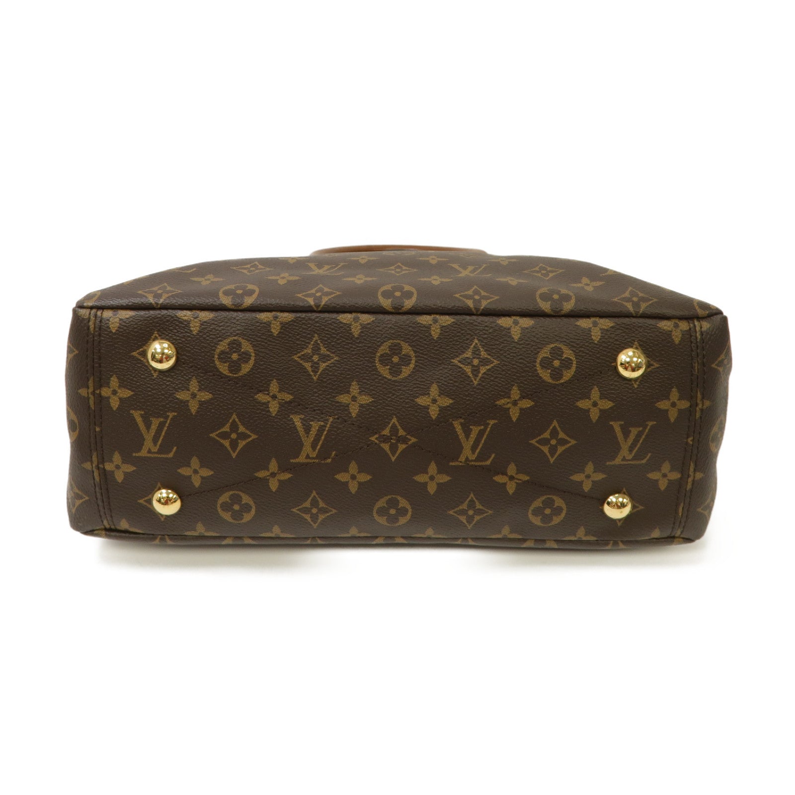 LOUIS VUITTON 【激減優惠】Monogram Pallas金扣手挽肩背兩用袋黑色/棕色