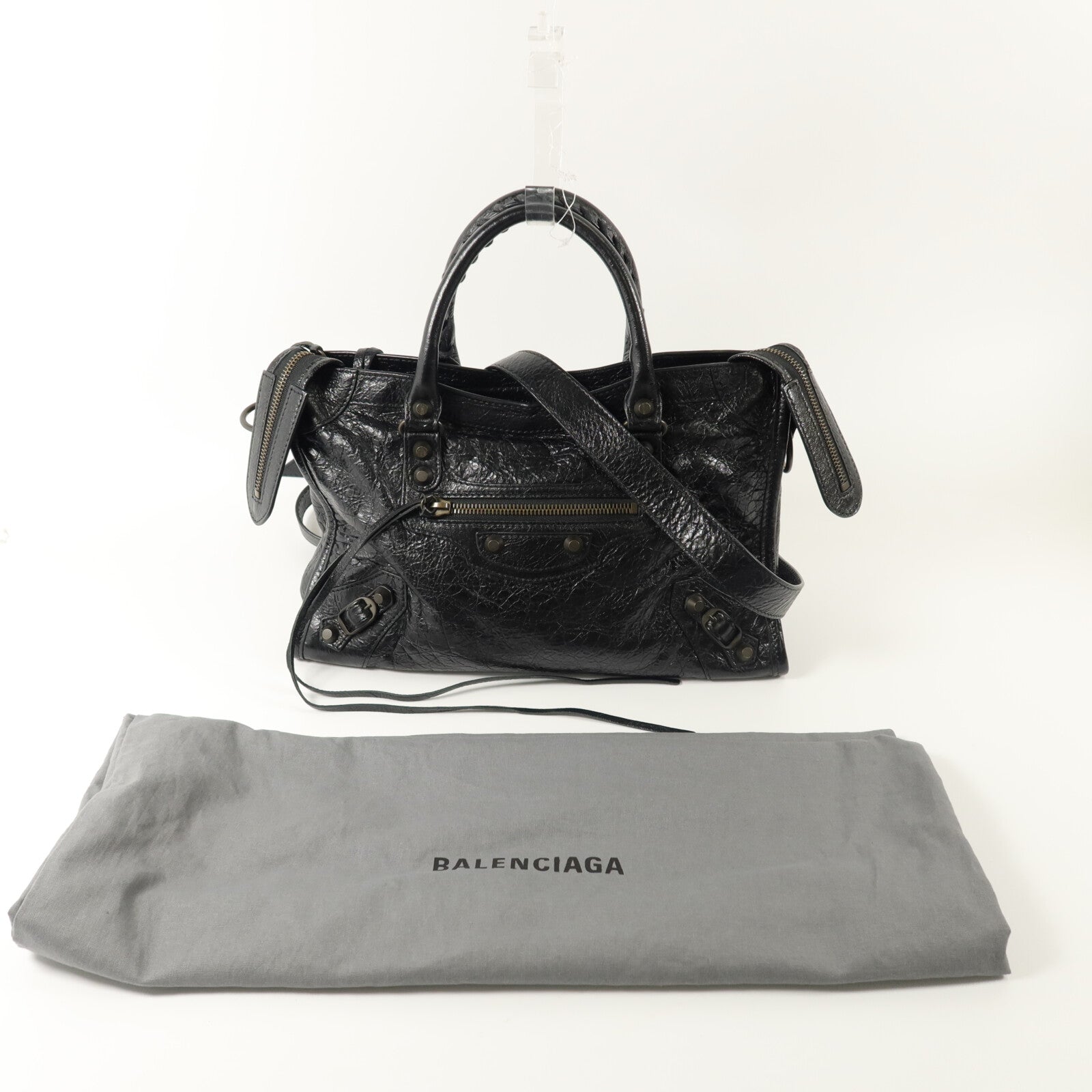 BALENCIAGA 牛皮皮革Classic City Small手挽肩背兩用袋