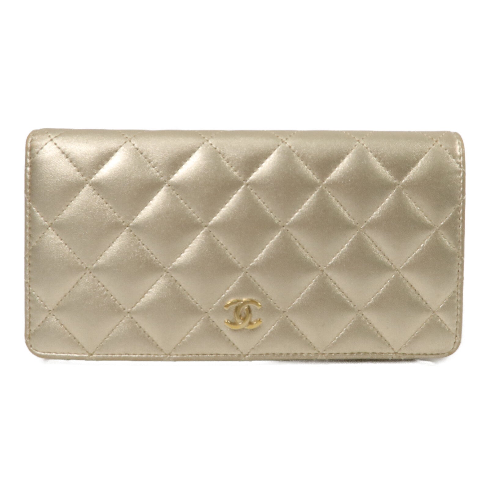 CHANEL 羊皮皮革Long Wallet長錢包