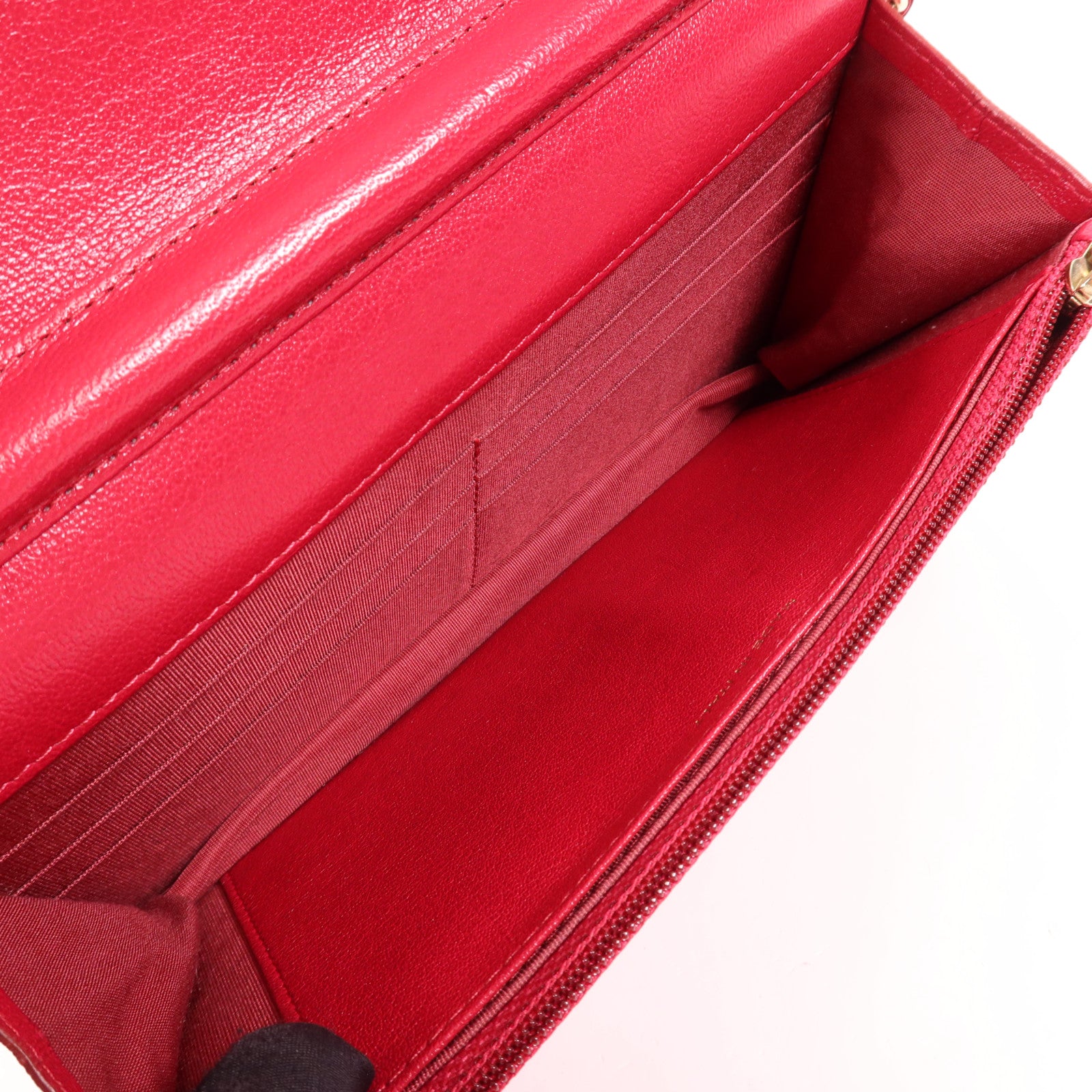 CHANEL 牛皮皮革WOC Wallet On Chain金扣鏈帶肩背袋