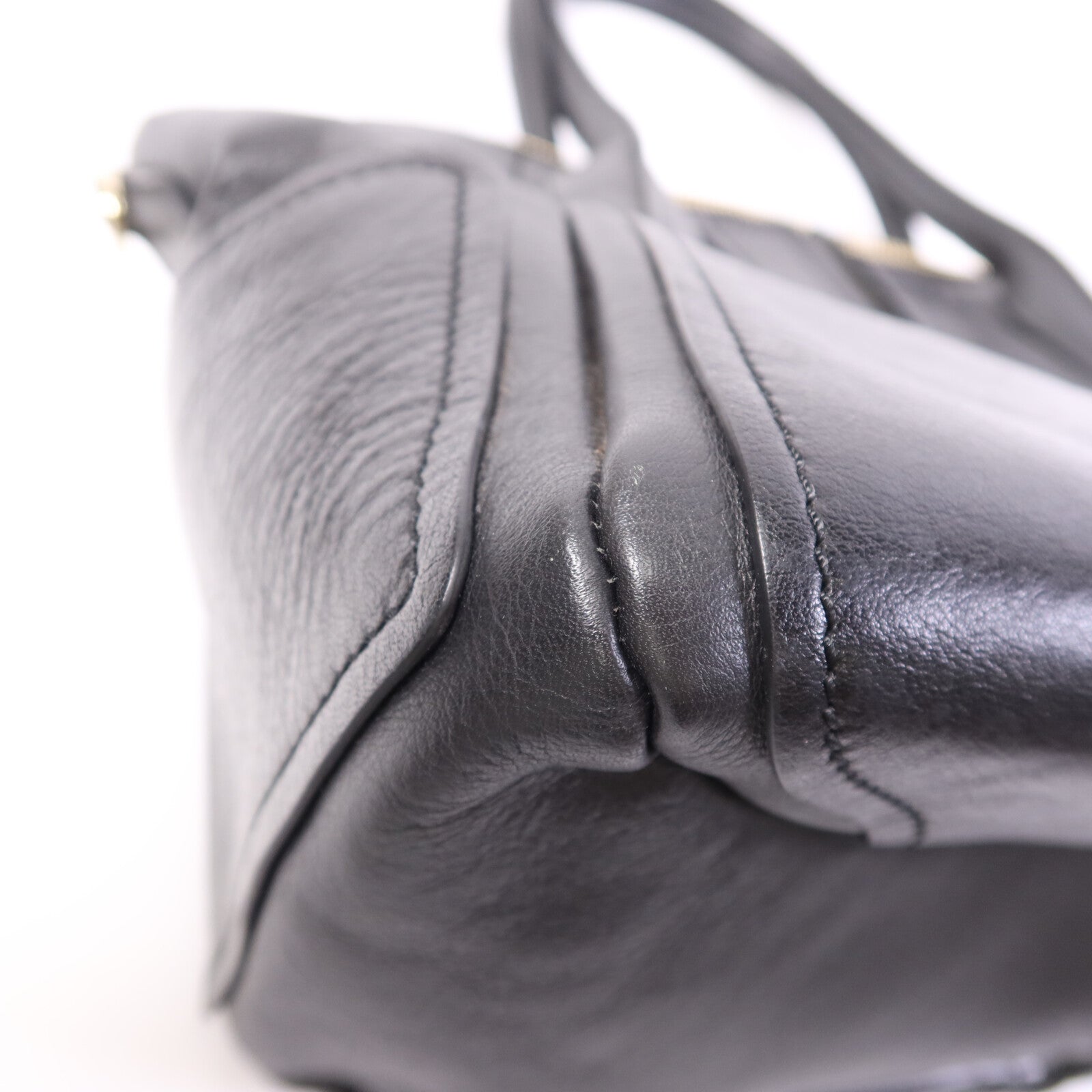 TOD'S 牛皮皮革2 Way Shoulder Bag銀扣肩背袋