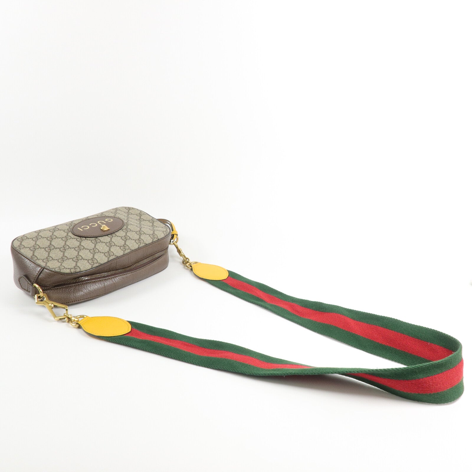 GUCCI 塗層帆布Neo Vintage GG Supreme肩背袋