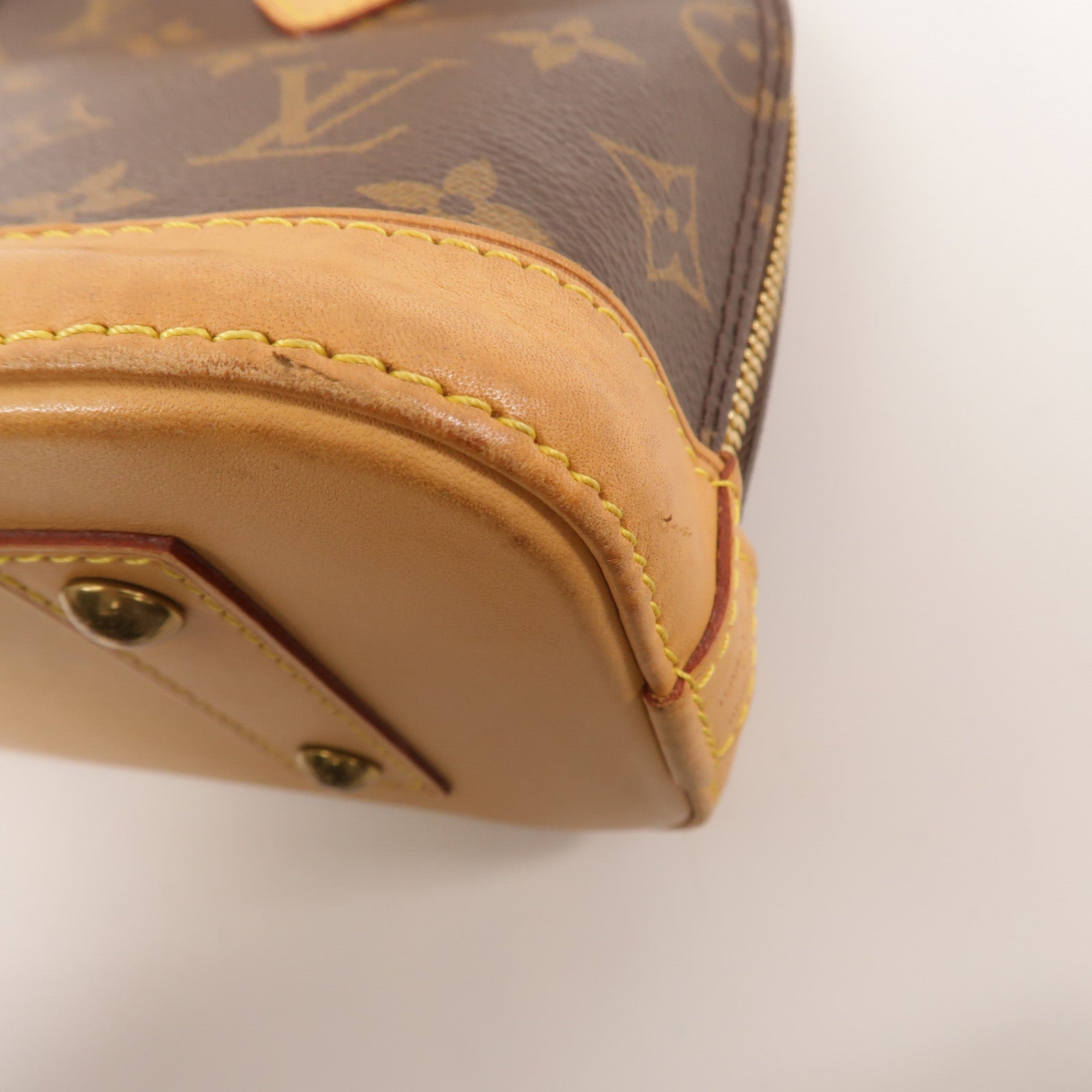 LOUIS VUITTON 塗層帆布Alma BB手挽肩背兩用袋