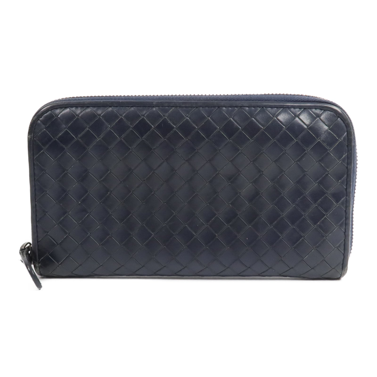 BOTTEGA VENETA 【激減優惠】牛皮皮革Zipper Long Wallet長錢包