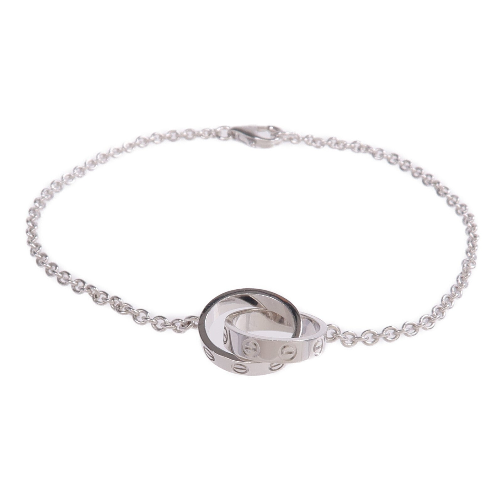 CARTIER 18K白金Baby Love Bracelet手鏈