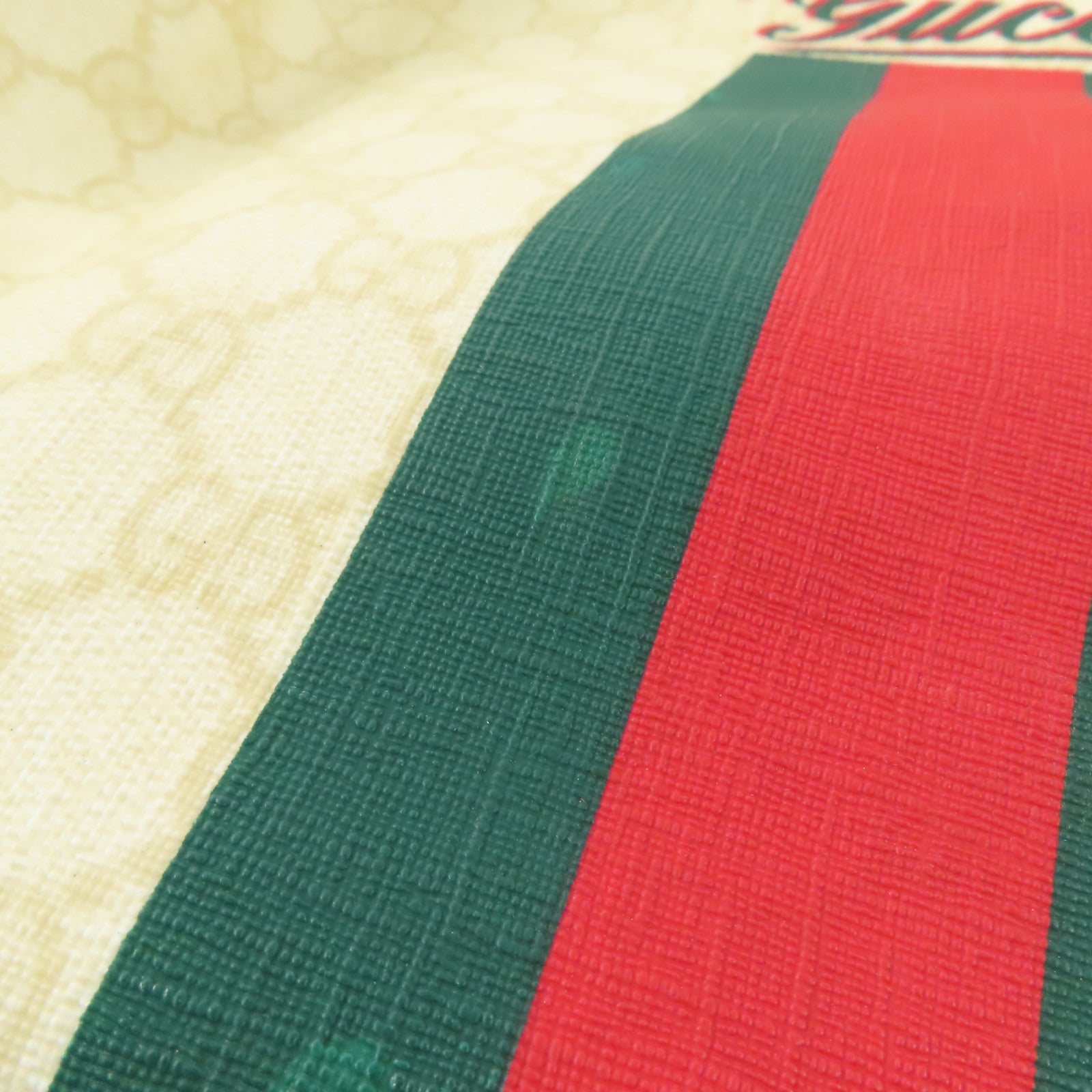 GUCCI 塗層帆布Boston Bag銀扣波士頓包