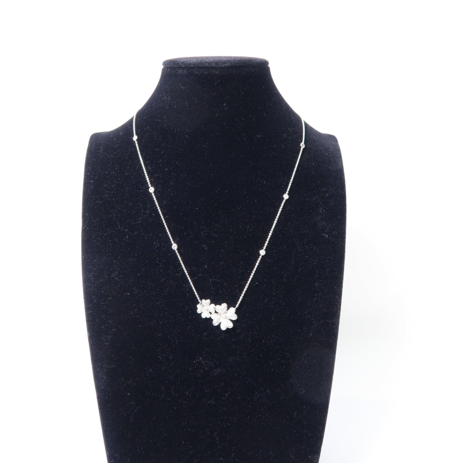 JEWELRY 18K白金Diamond Necklace鑽石項鍊