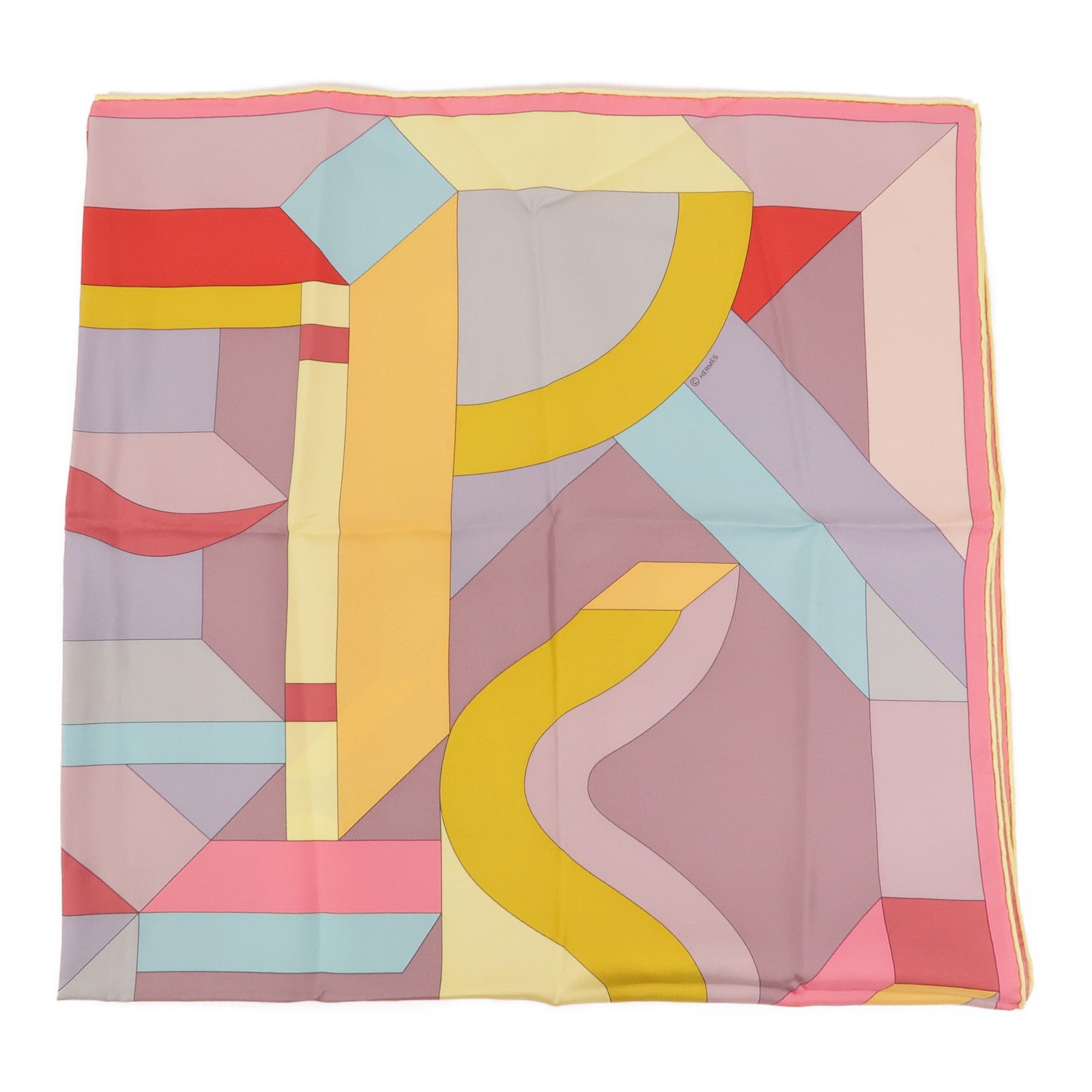 HERMES 絲質Scarf 90X90絲巾