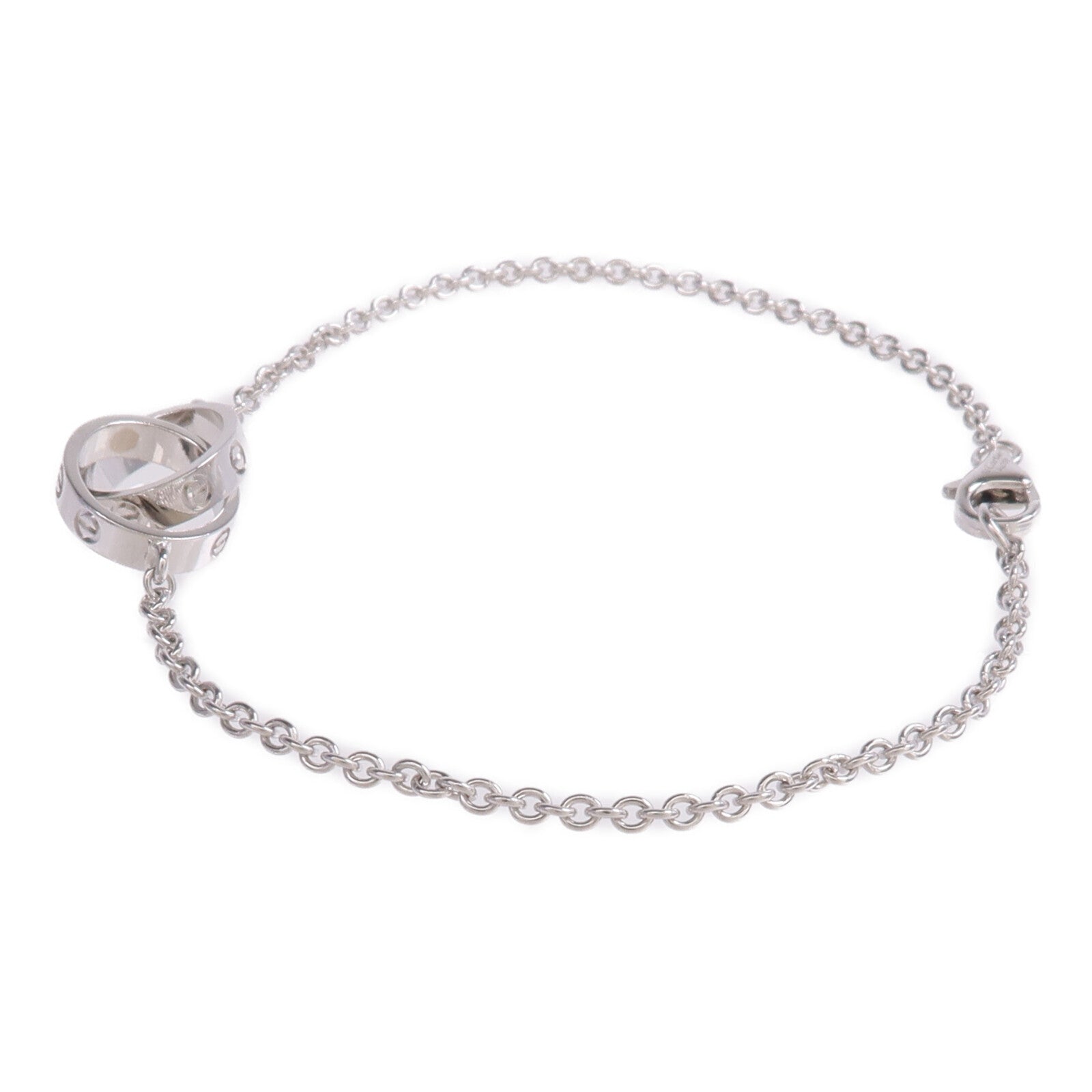 CARTIER 18K白金Baby Love Bracelet手鏈