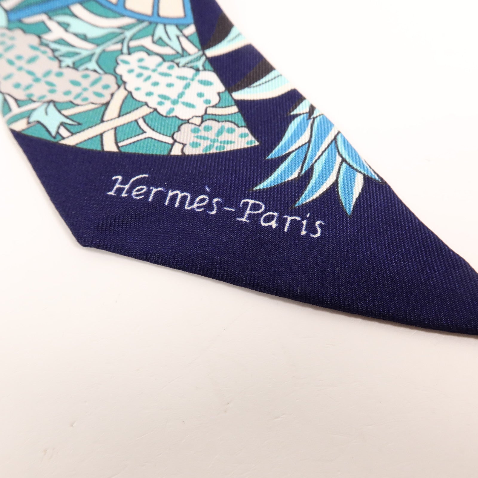 HERMES 絲質Twilly絲巾