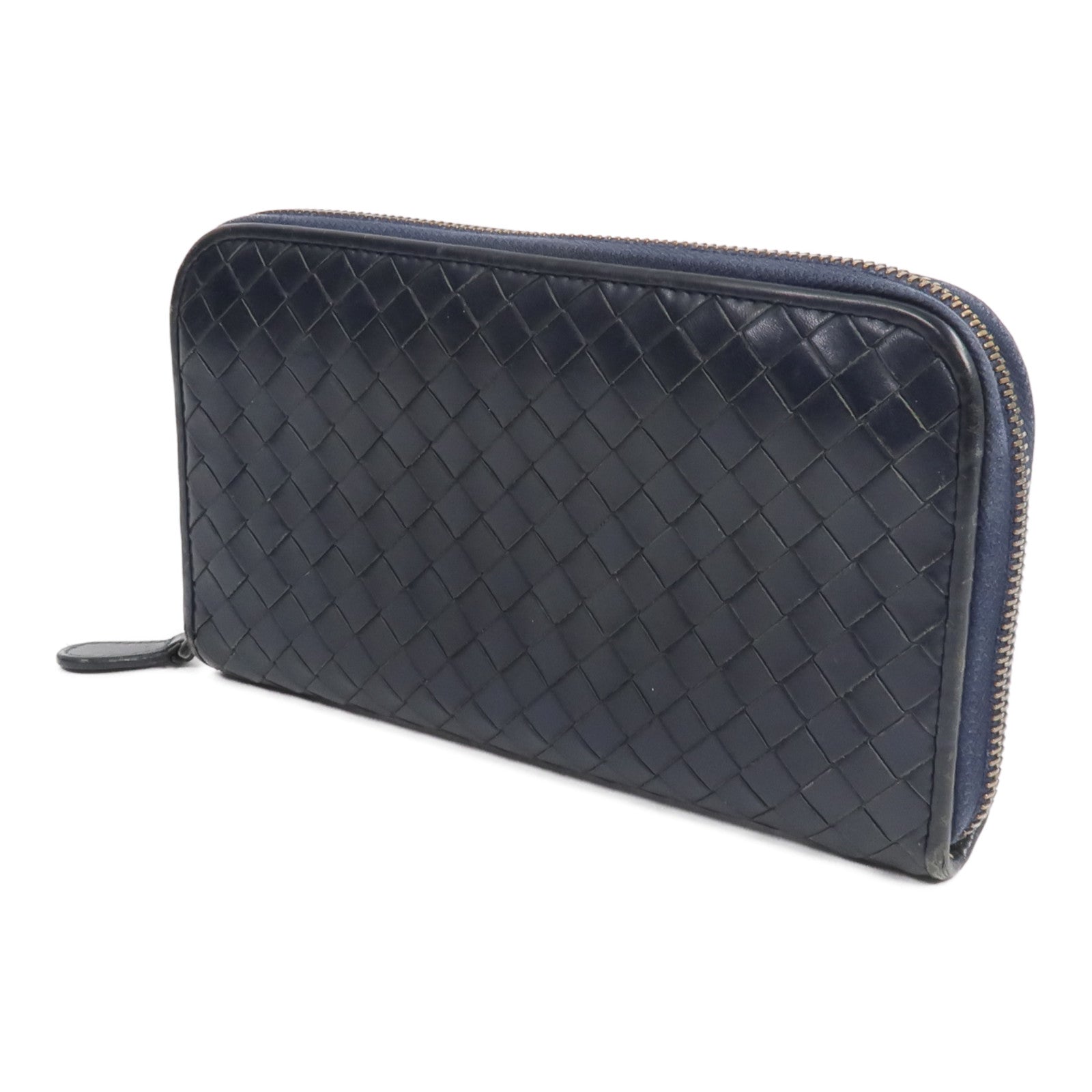 BOTTEGA VENETA 【激減優惠】牛皮皮革Zipper Long Wallet長錢包