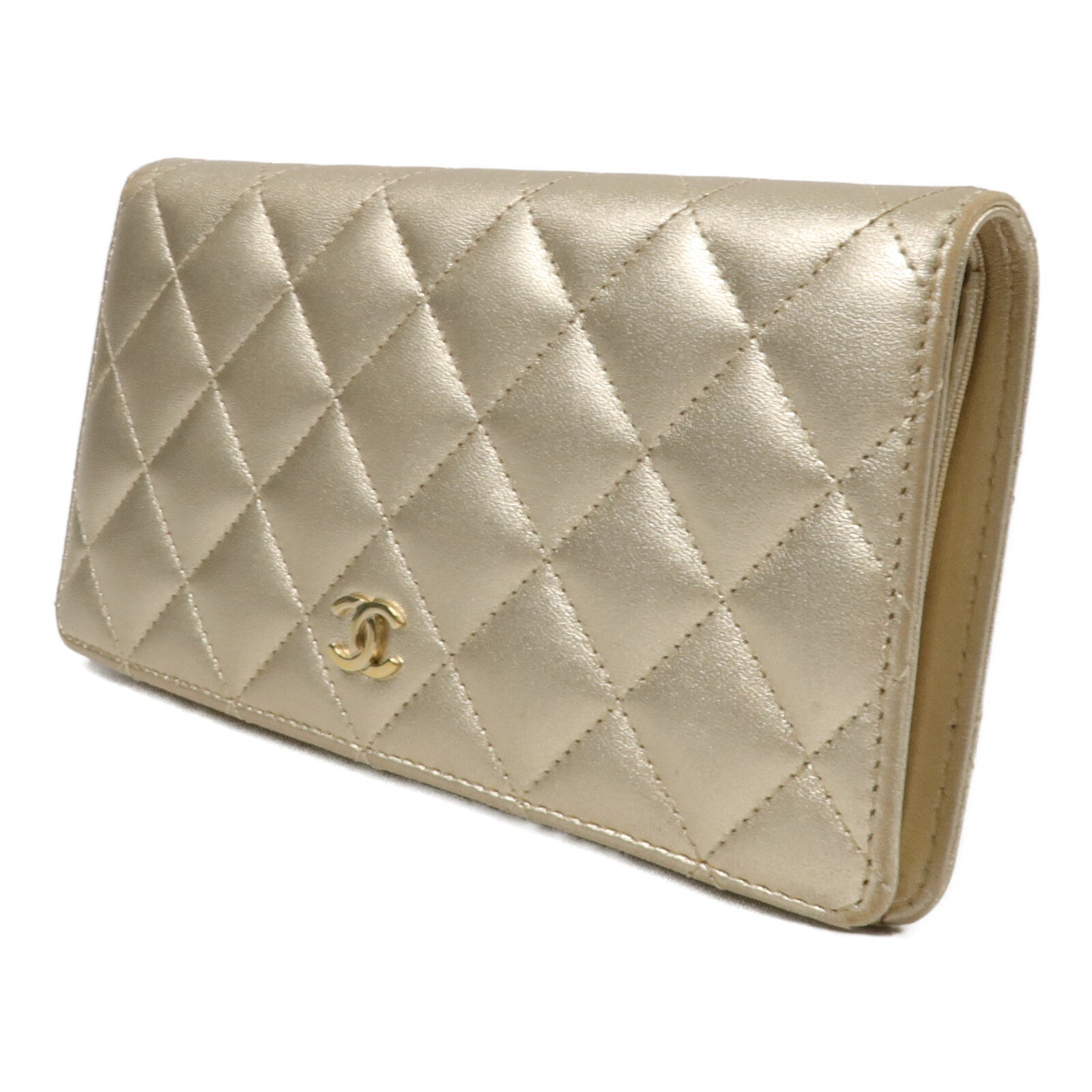 CHANEL 羊皮皮革Long Wallet長錢包
