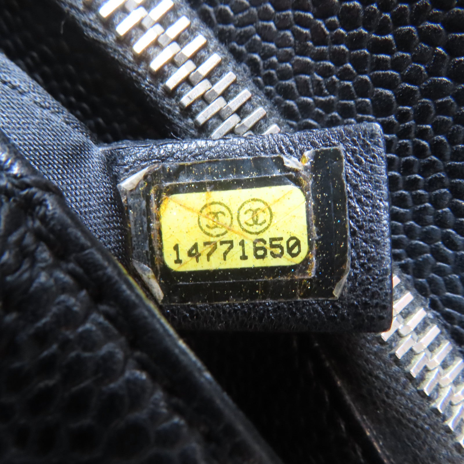 CHANEL 菱格牛皮皮革GST Grand Shopping Tote Bag銀扣肩背袋黑色