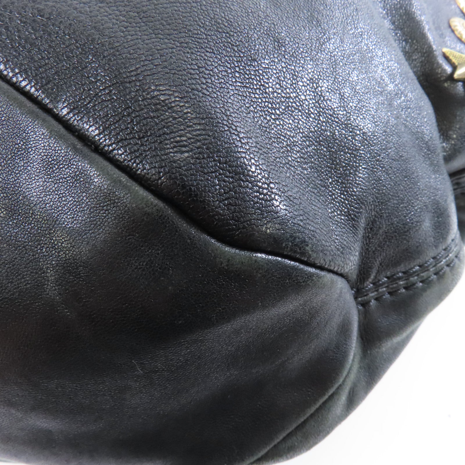GIVENCHY 牛皮皮革Shoulder Bag金扣肩背袋黑色