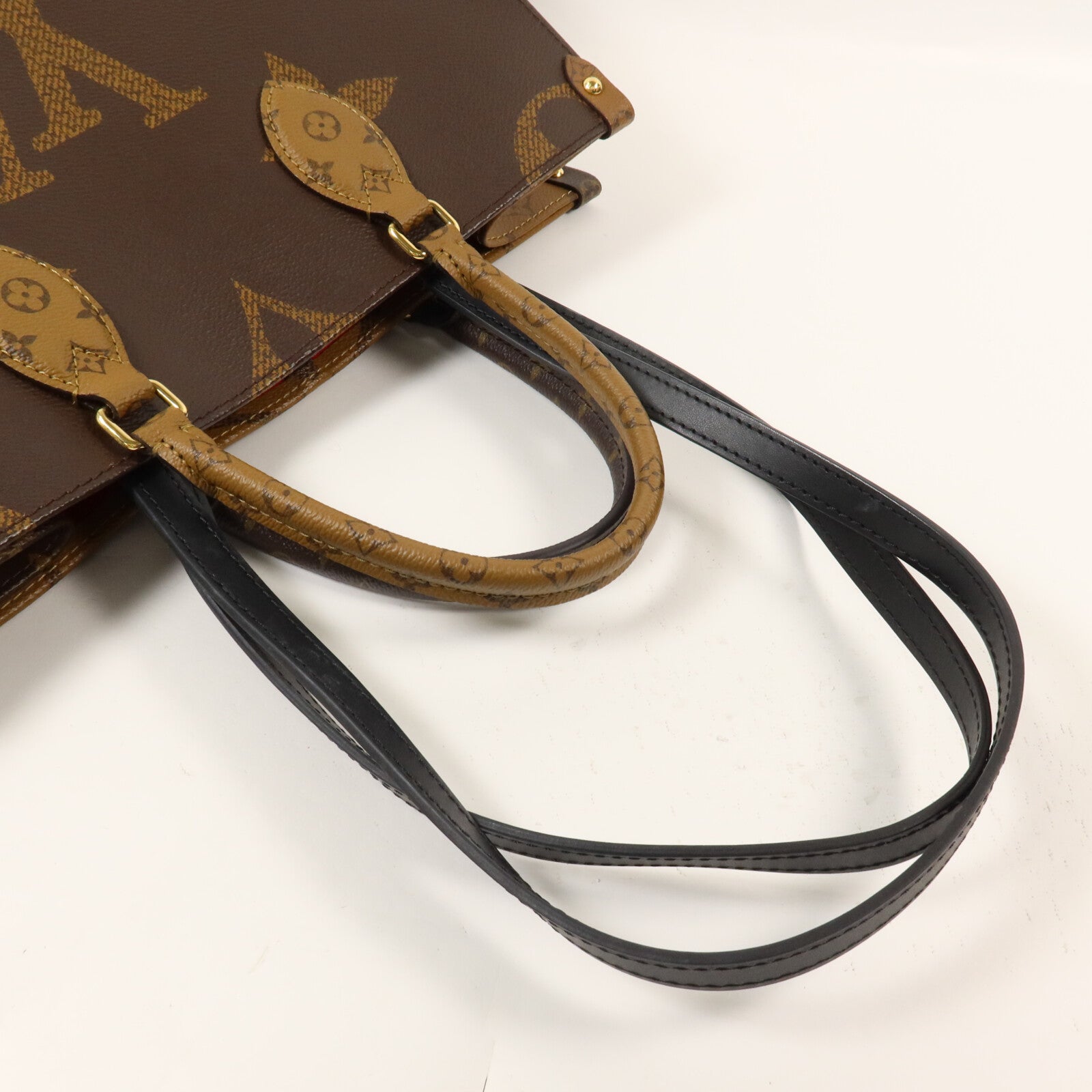 LOUIS VUITTON Monogram Giant On The Go MM手挽肩背兩用袋
