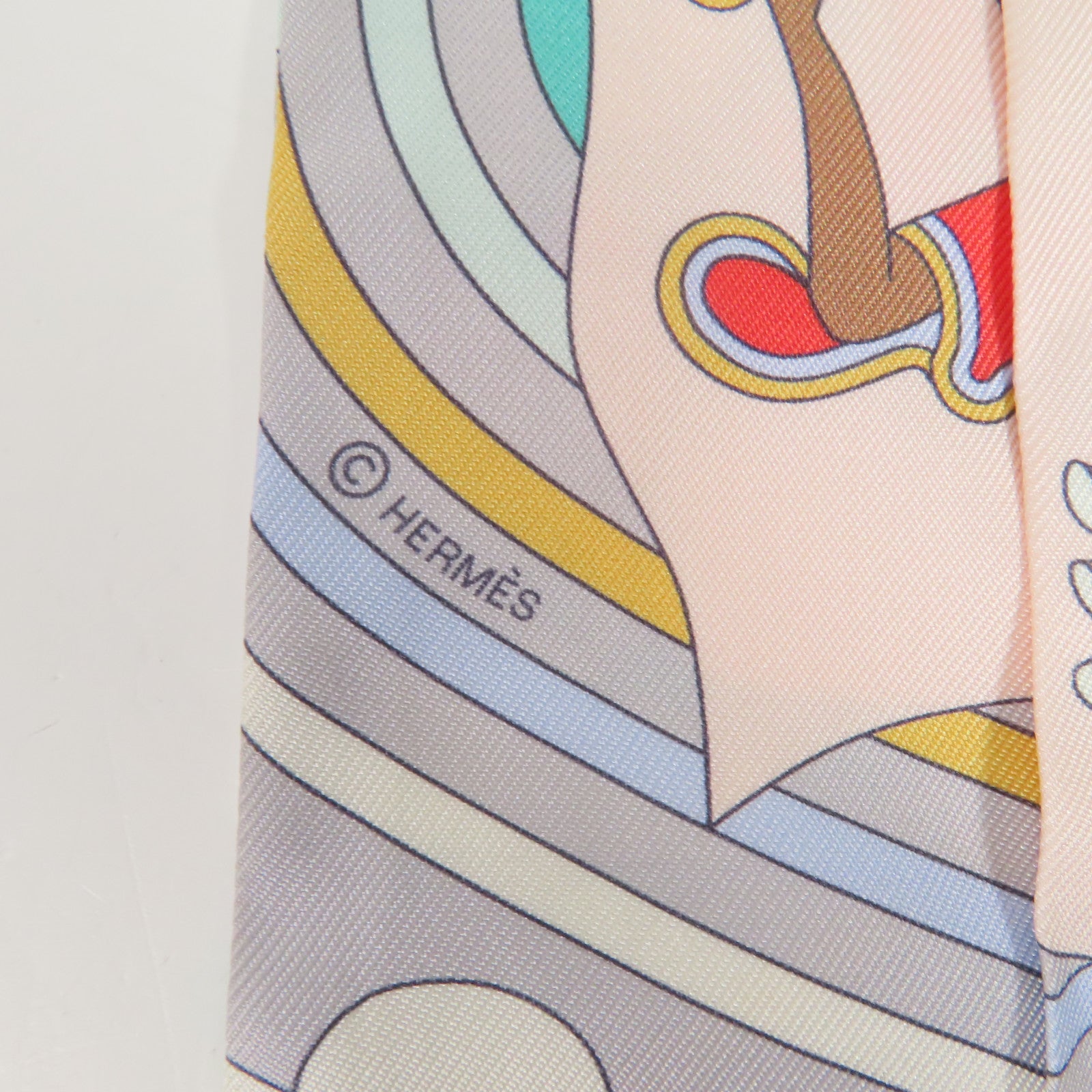 HERMES 絲質Twilly絲巾