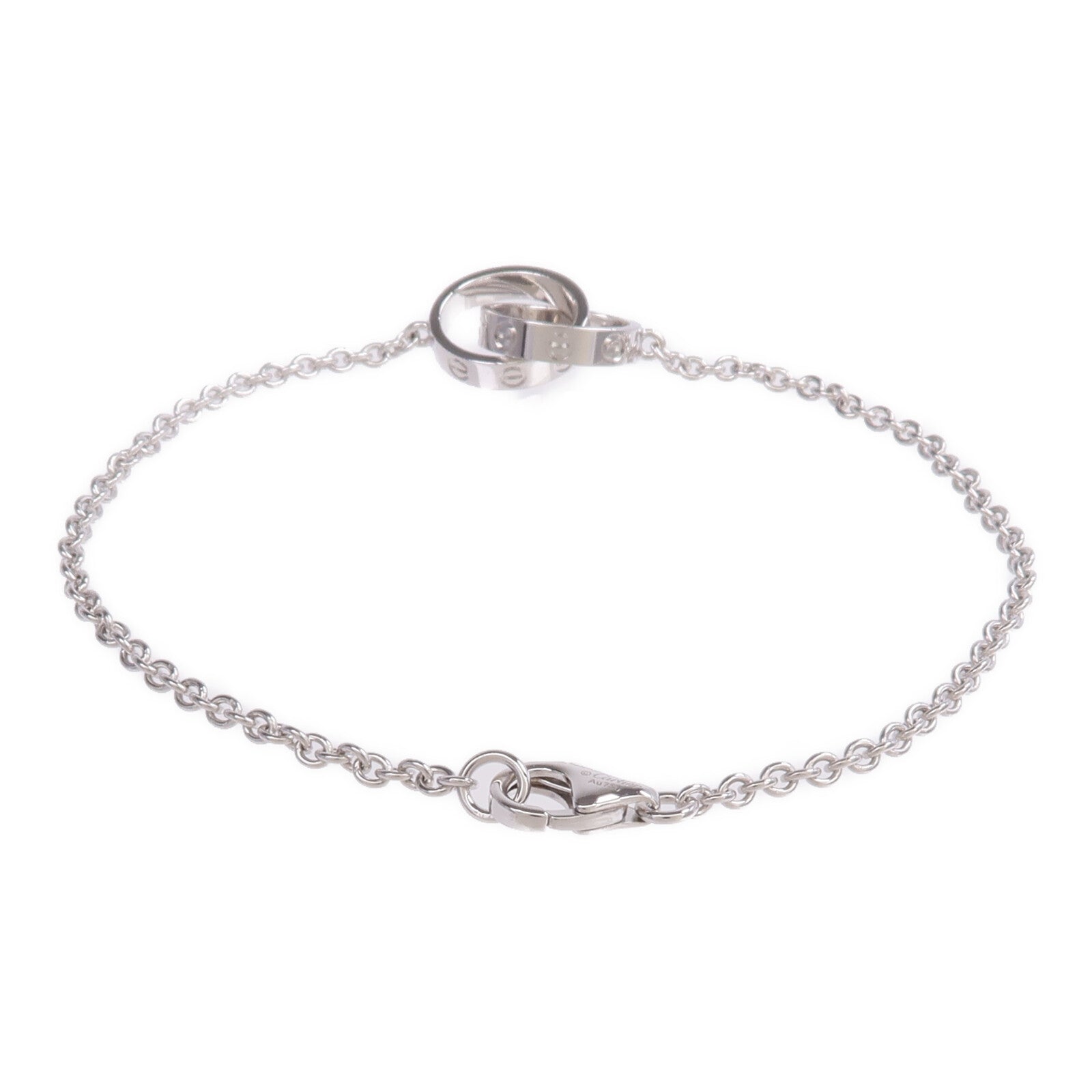 CARTIER 18K白金Baby Love Bracelet手鏈
