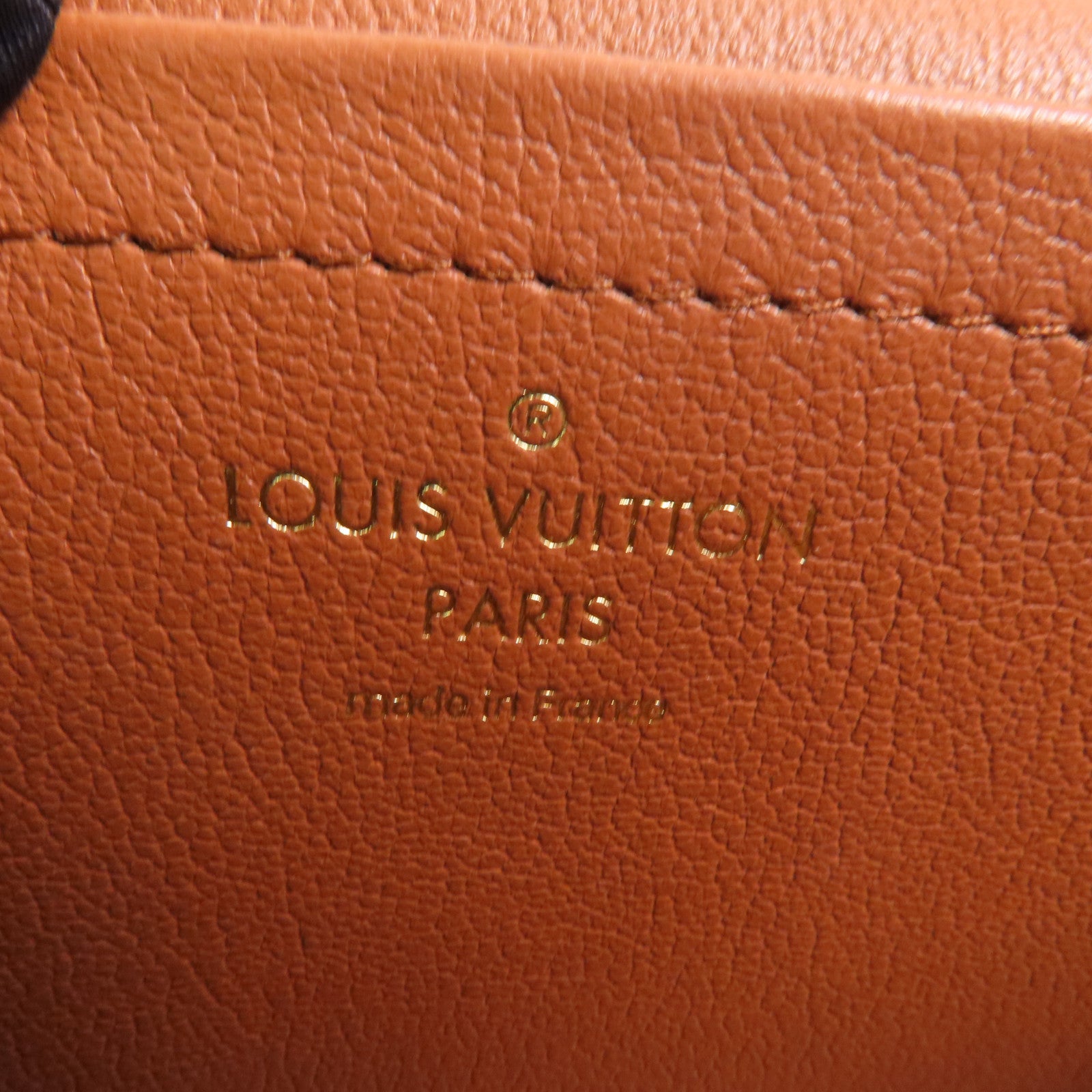LOUIS VUITTON Monogram Marceau金扣鏈帶肩背袋棕色
