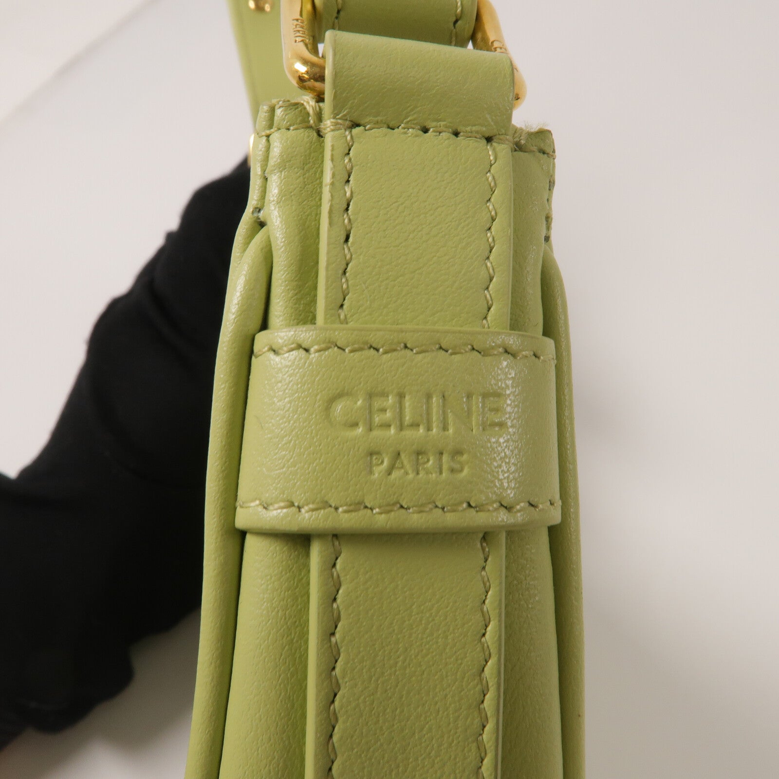 CELINE 牛皮皮革Mini Ava肩背袋