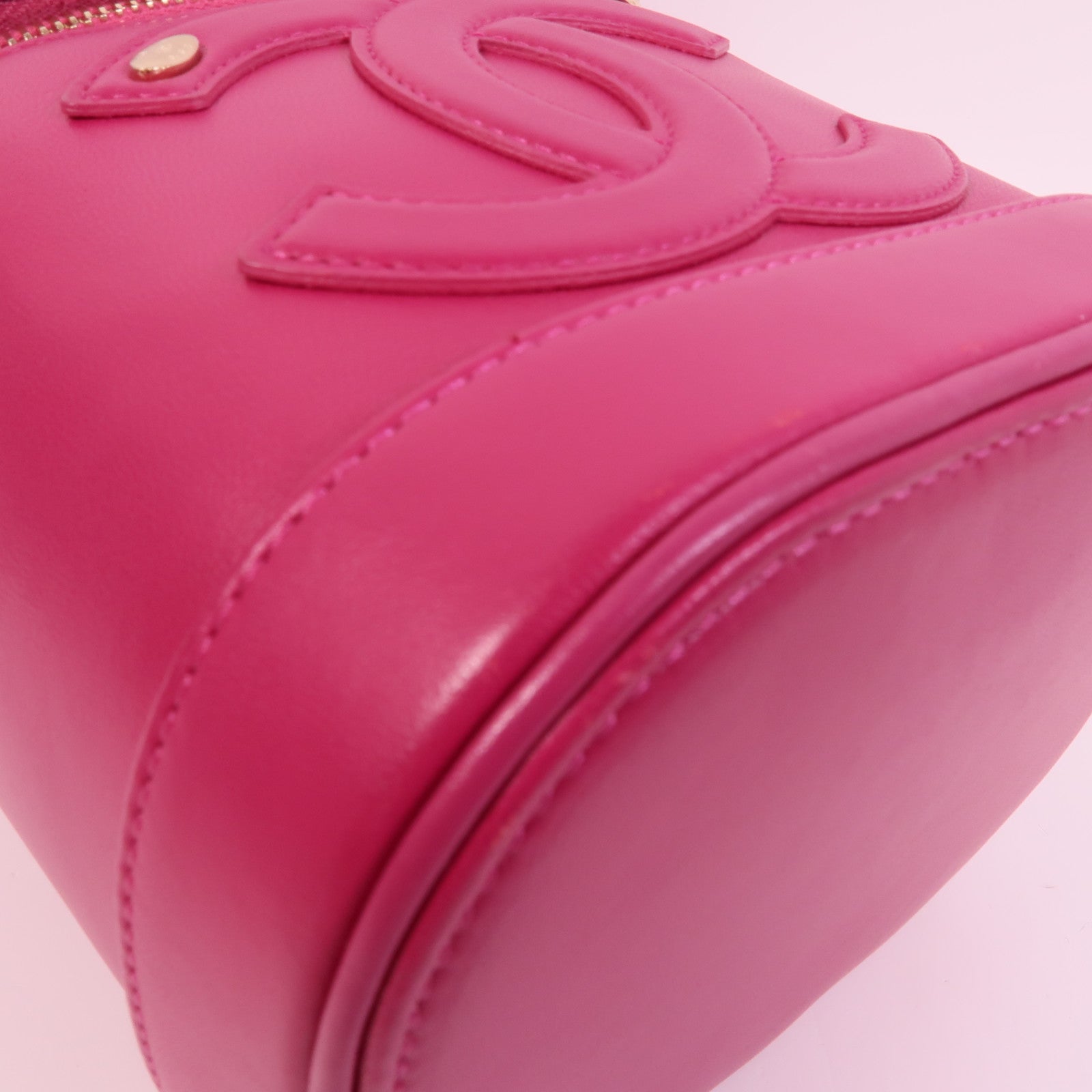 CHANEL 羊皮皮革Vanity Case手挽肩背兩用袋