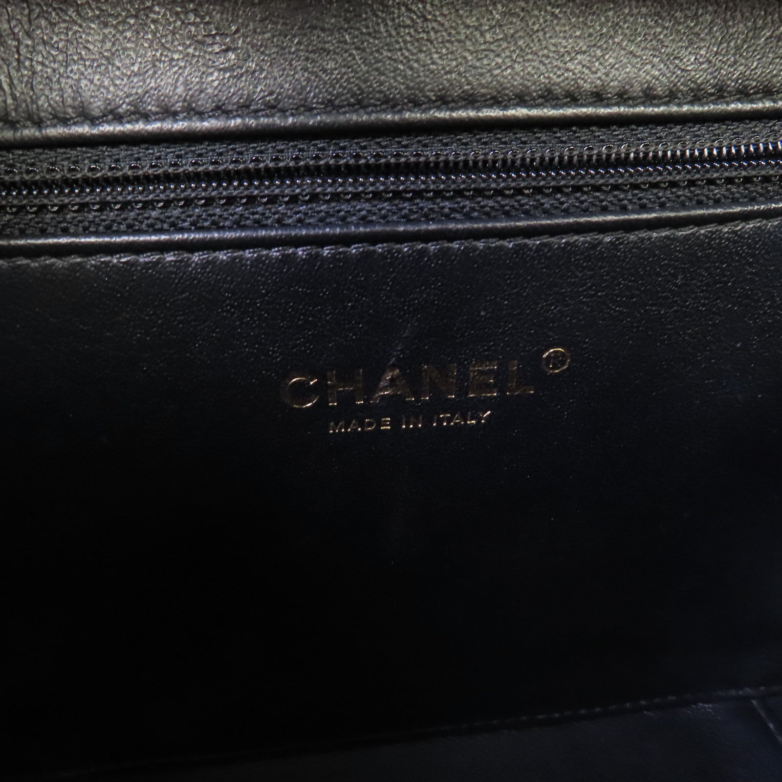 CHANEL 【激減優惠】菱格Caviar皮革Filigree Vanity Case 2Way Shoulder Bag金扣鏈帶手挽肩背兩用袋藍色/黑色